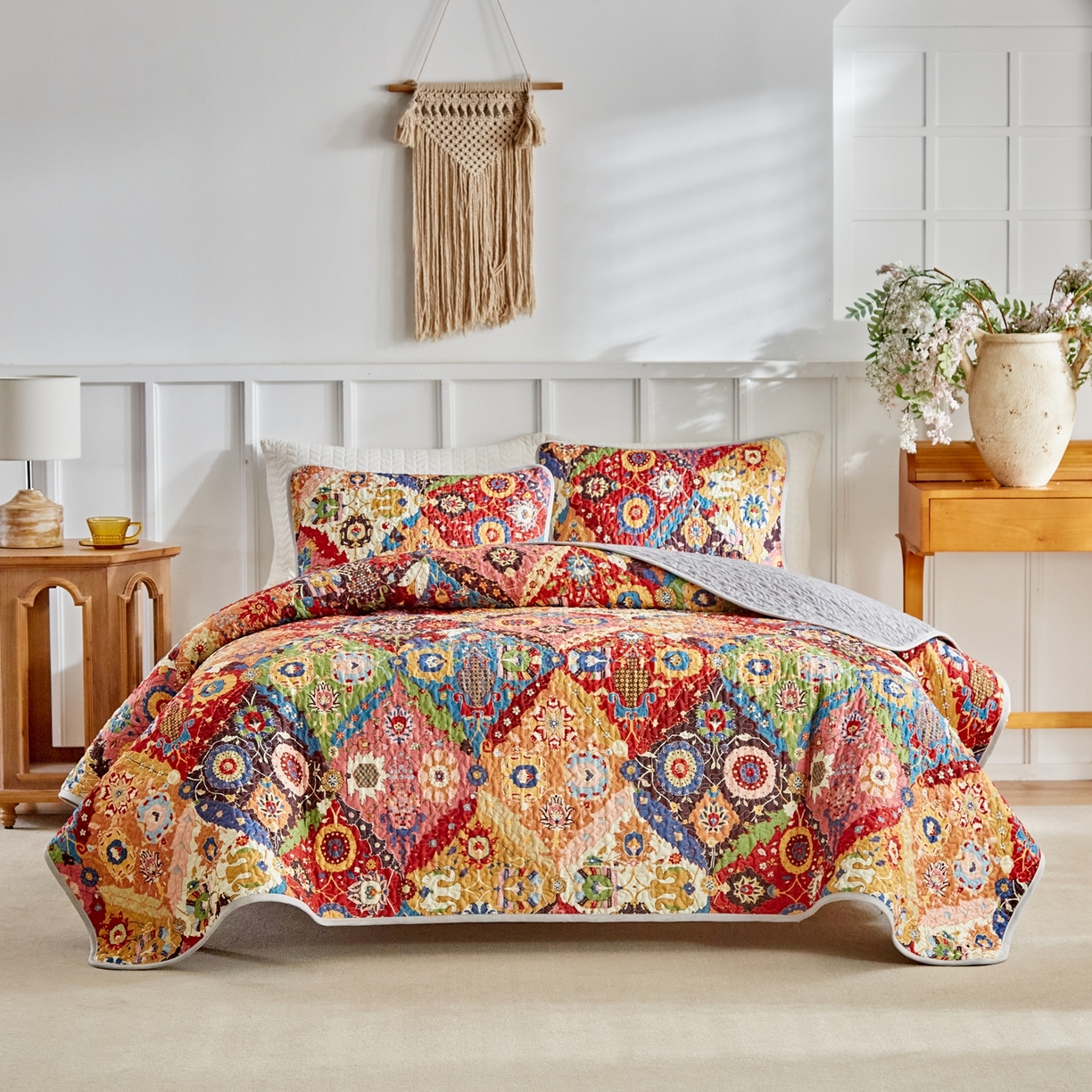 91家纺网 家纺一手货源 找家纺 （总）温宁家纺 2026新款印花床盖