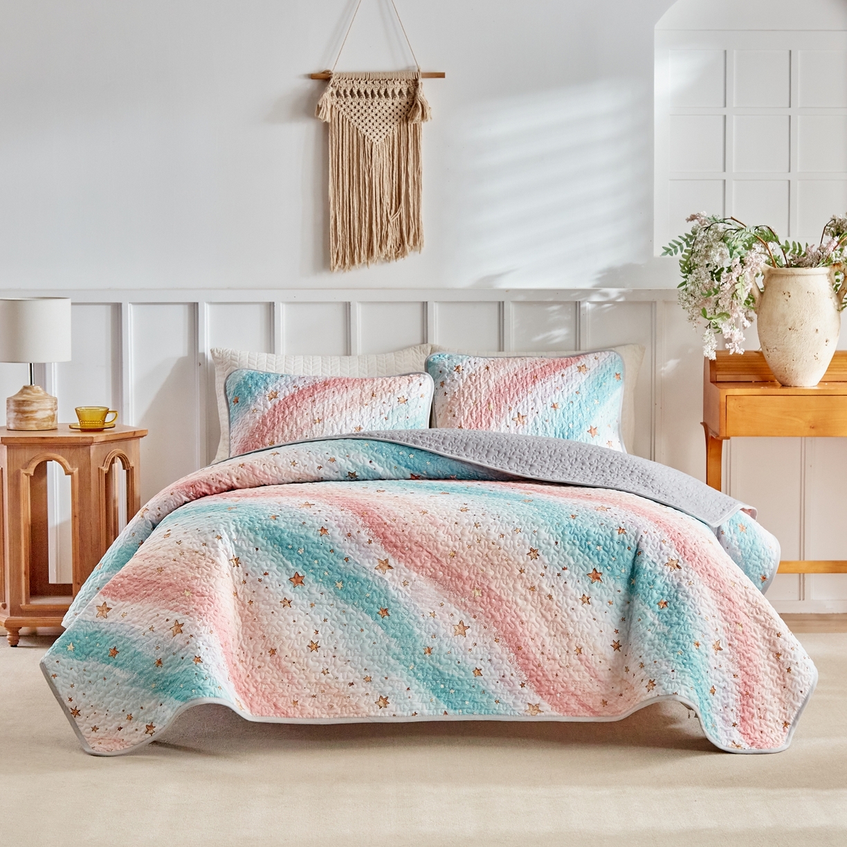 91家纺网 家纺一手货源 找家纺 （总）温宁家纺 2026新款印花床盖