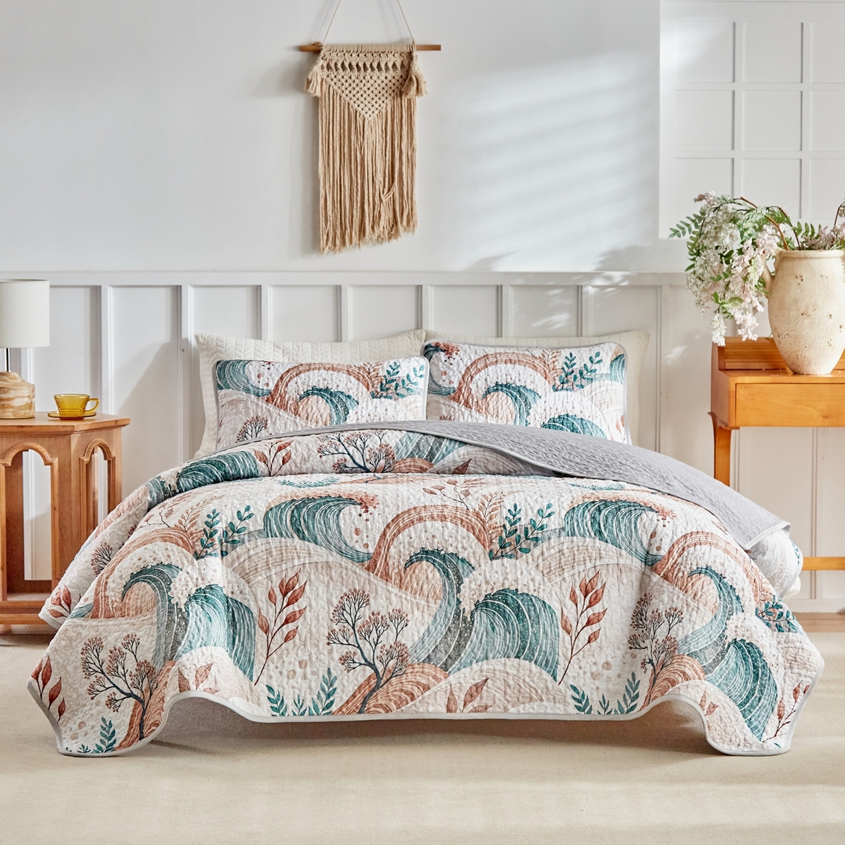 91家纺网 家纺一手货源 找家纺 （总）温宁家纺 2026新款印花床盖