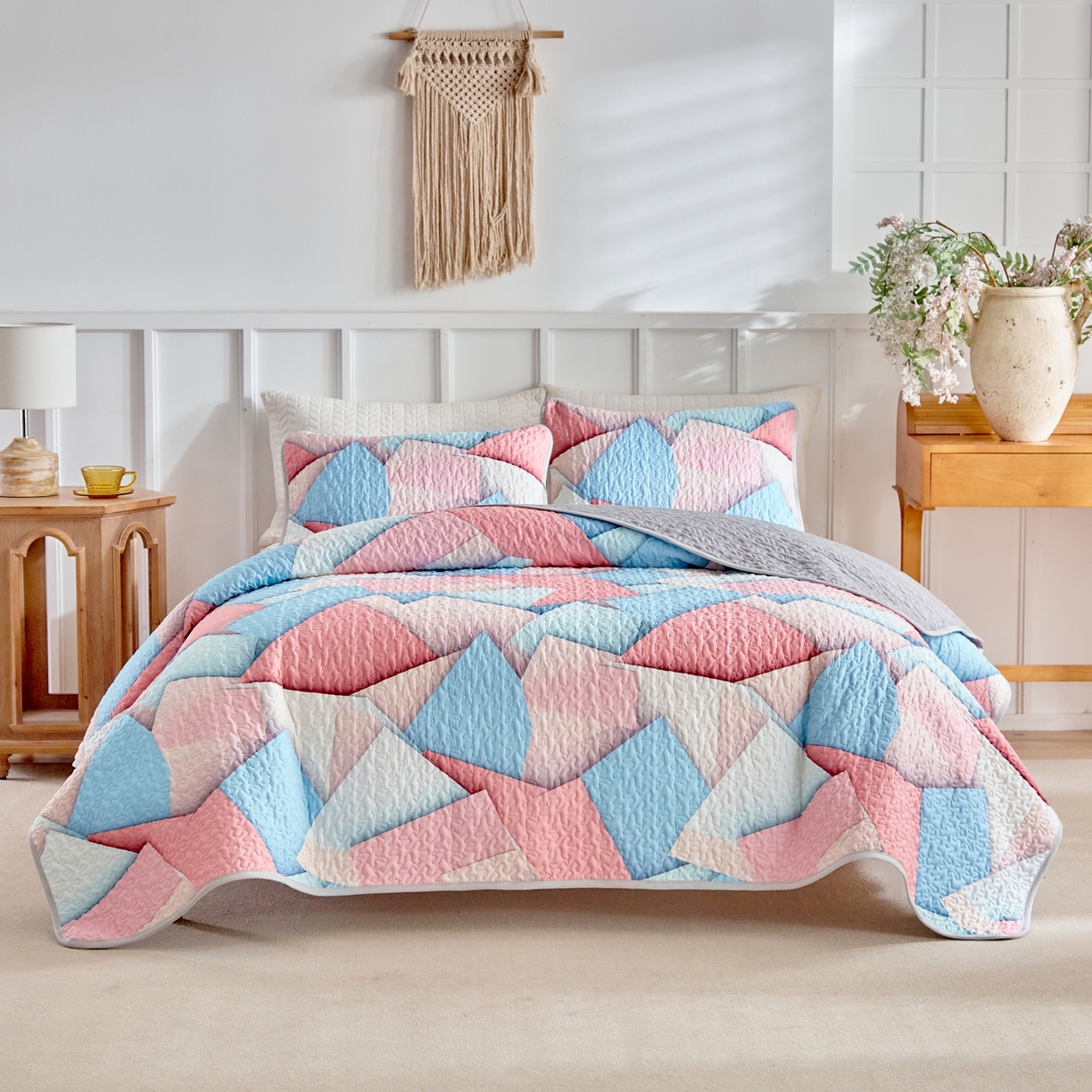 91家纺网 家纺一手货源 找家纺 （总）温宁家纺 2026新款印花床盖