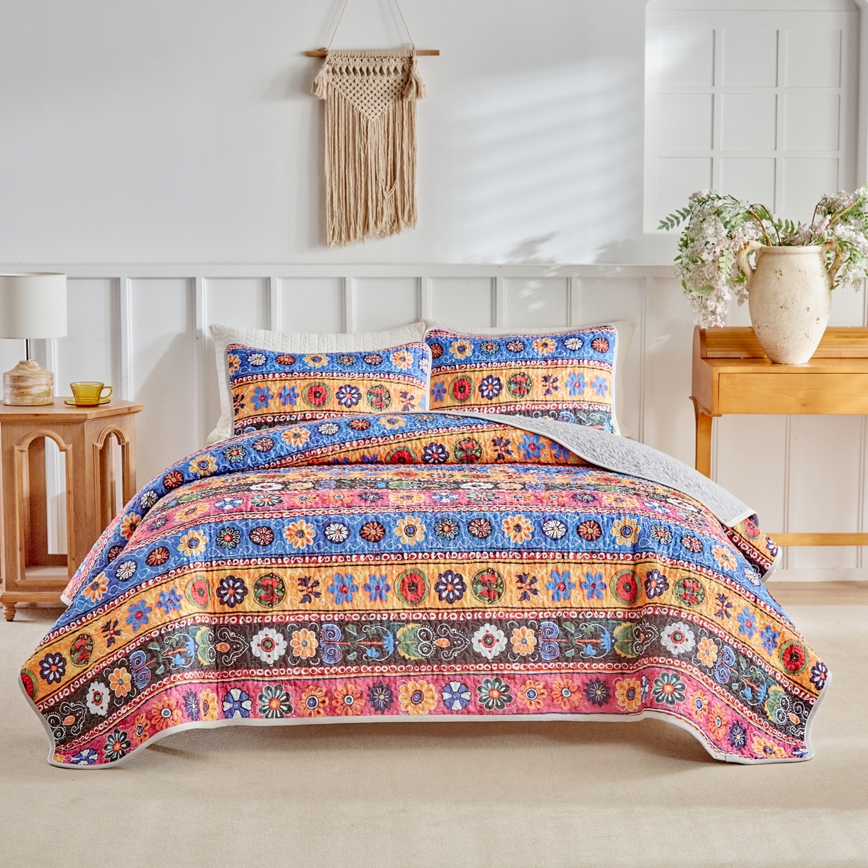 91家纺网 家纺一手货源 找家纺 （总）温宁家纺 2026新款印花床盖