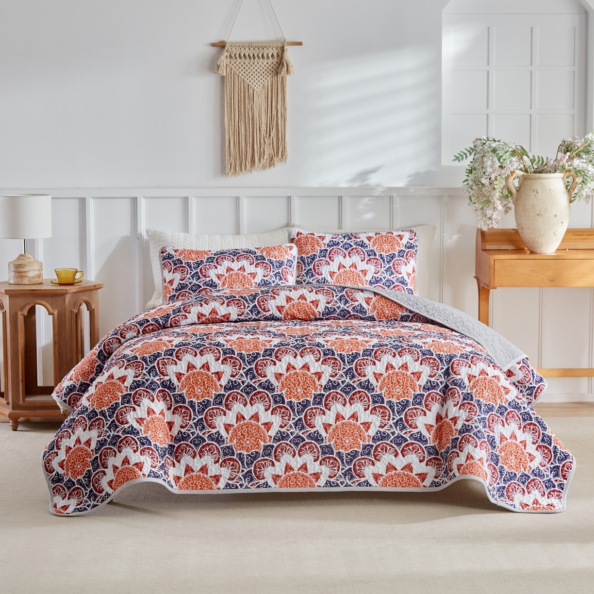 91家纺网 家纺一手货源 找家纺 （总）温宁家纺 2026新款印花床盖