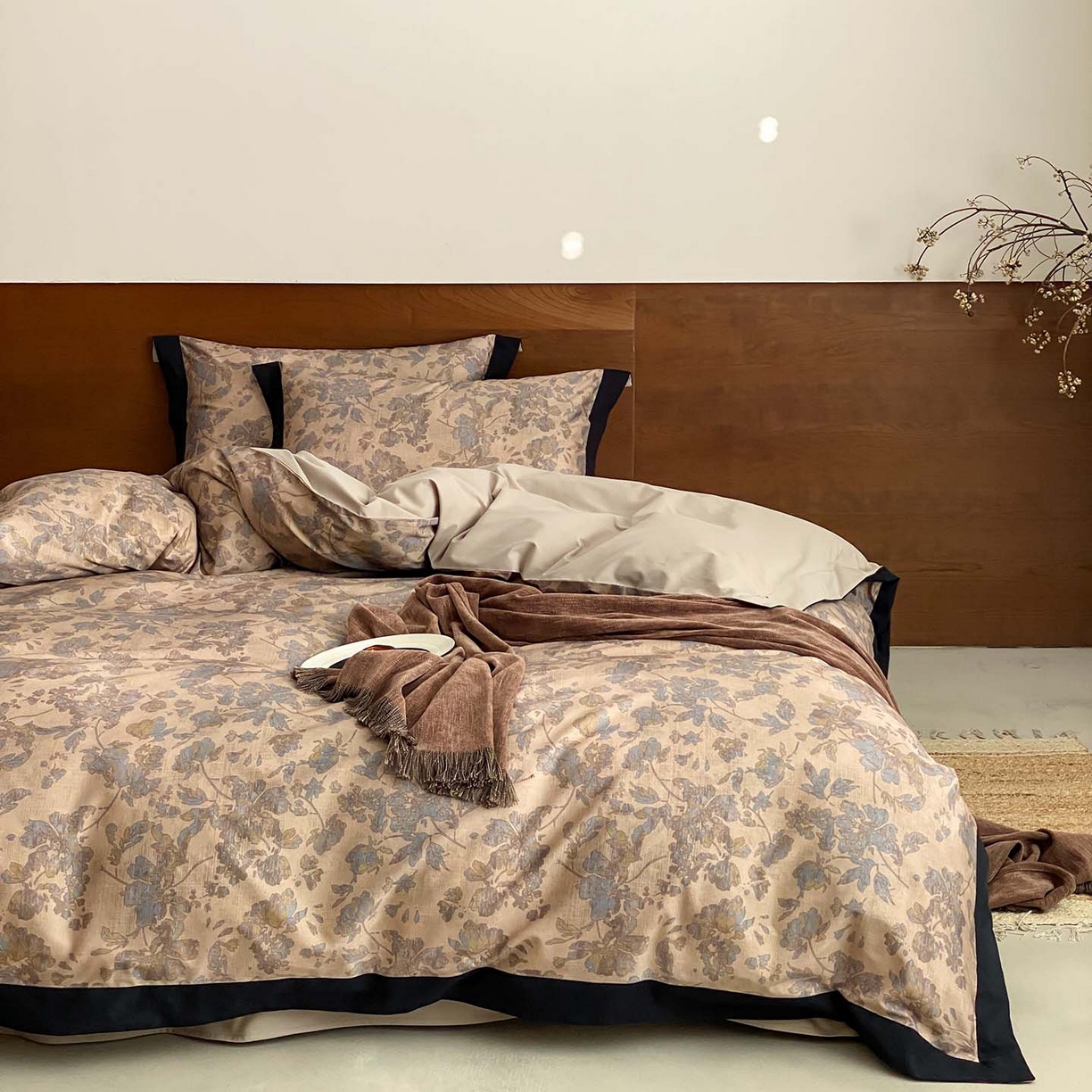 91家纺网 家纺一手货源 找家纺 （总）赫帛 2026新款50s数码全棉轻磨毛-茵蔓