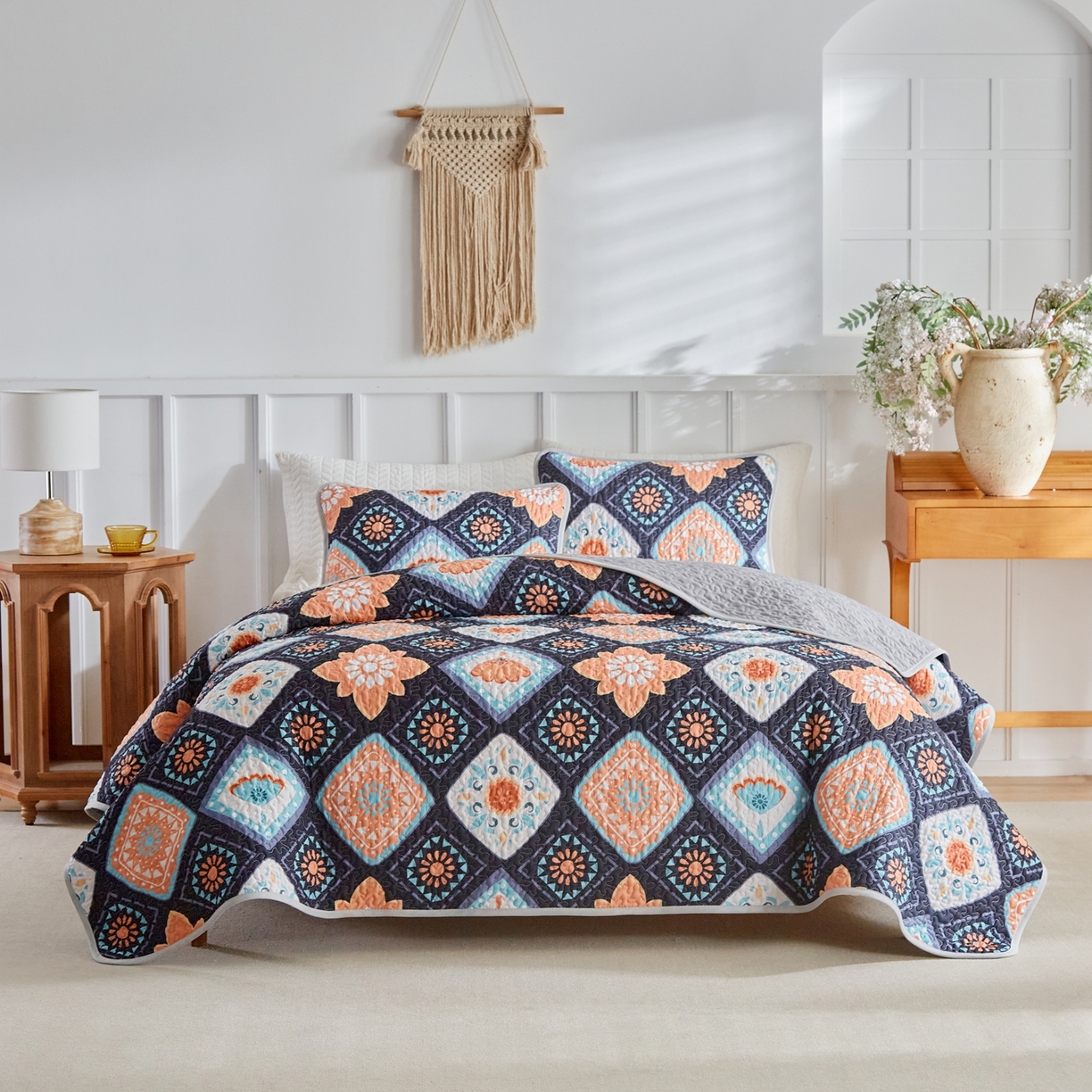 91家纺网 家纺一手货源 找家纺 （总）温宁家纺 2026新款印花床盖