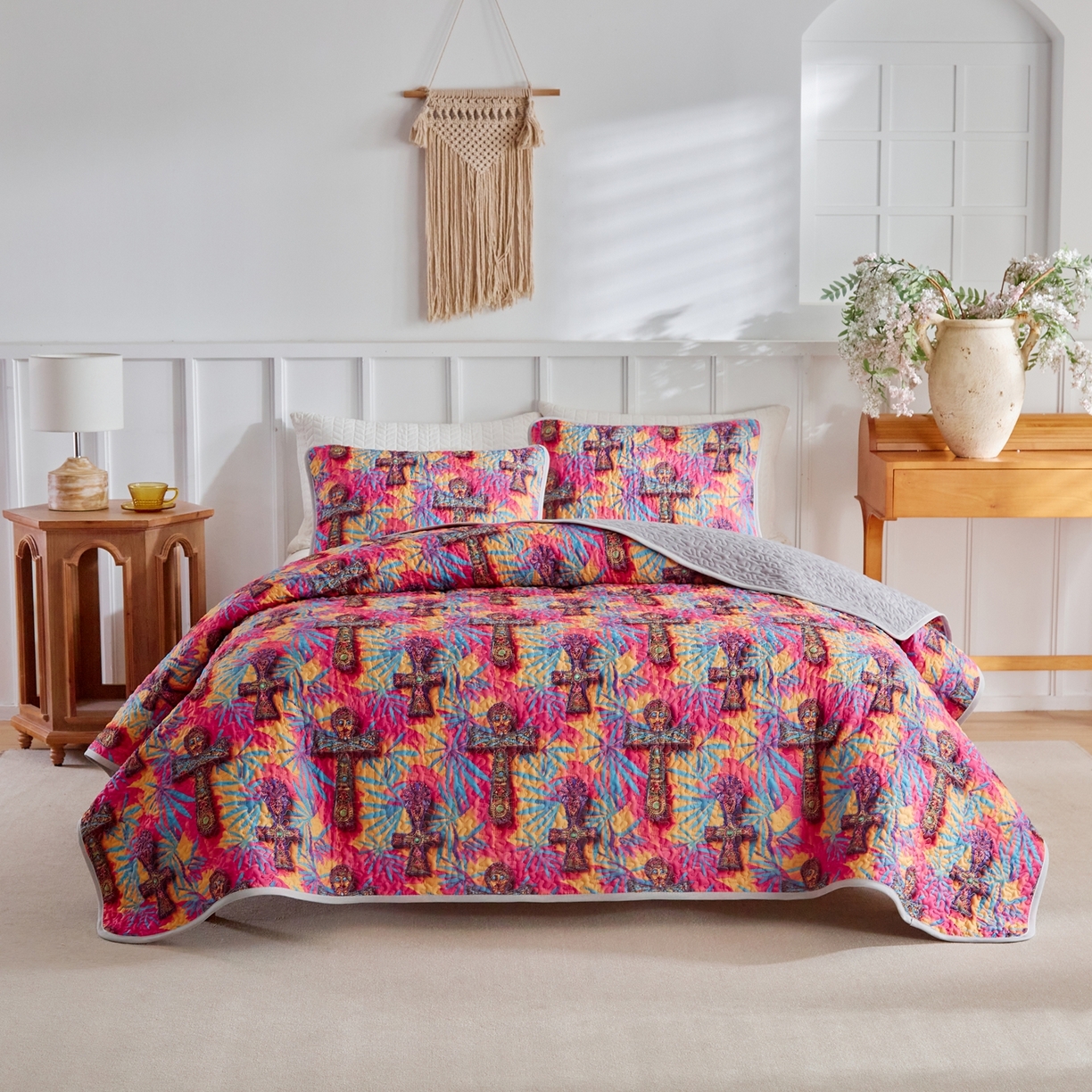 91家纺网 家纺一手货源 找家纺 （总）温宁家纺 2026新款印花床盖