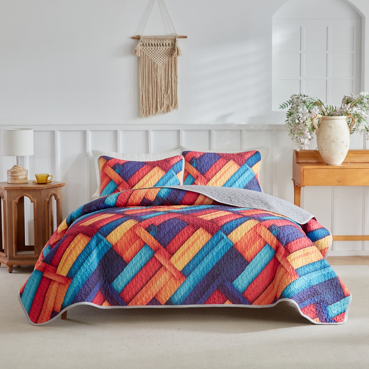 91家纺网 家纺一手货源 找家纺 （总）温宁家纺 2026新款印花床盖