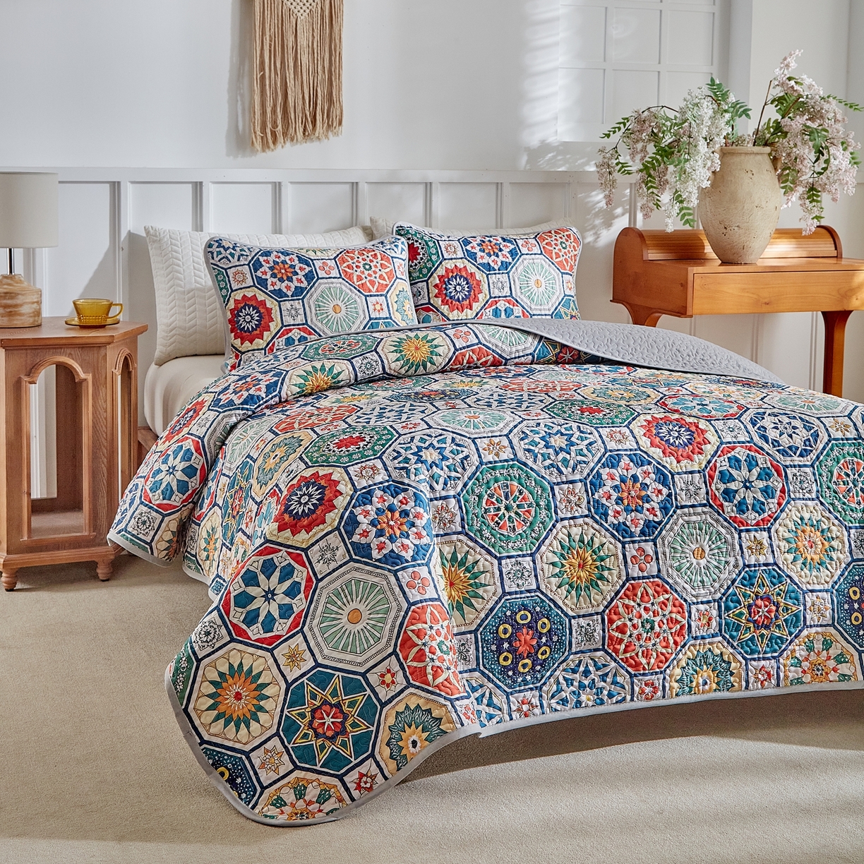 91家纺网 家纺一手货源 找家纺 （总）温宁家纺 2026新款印花床盖