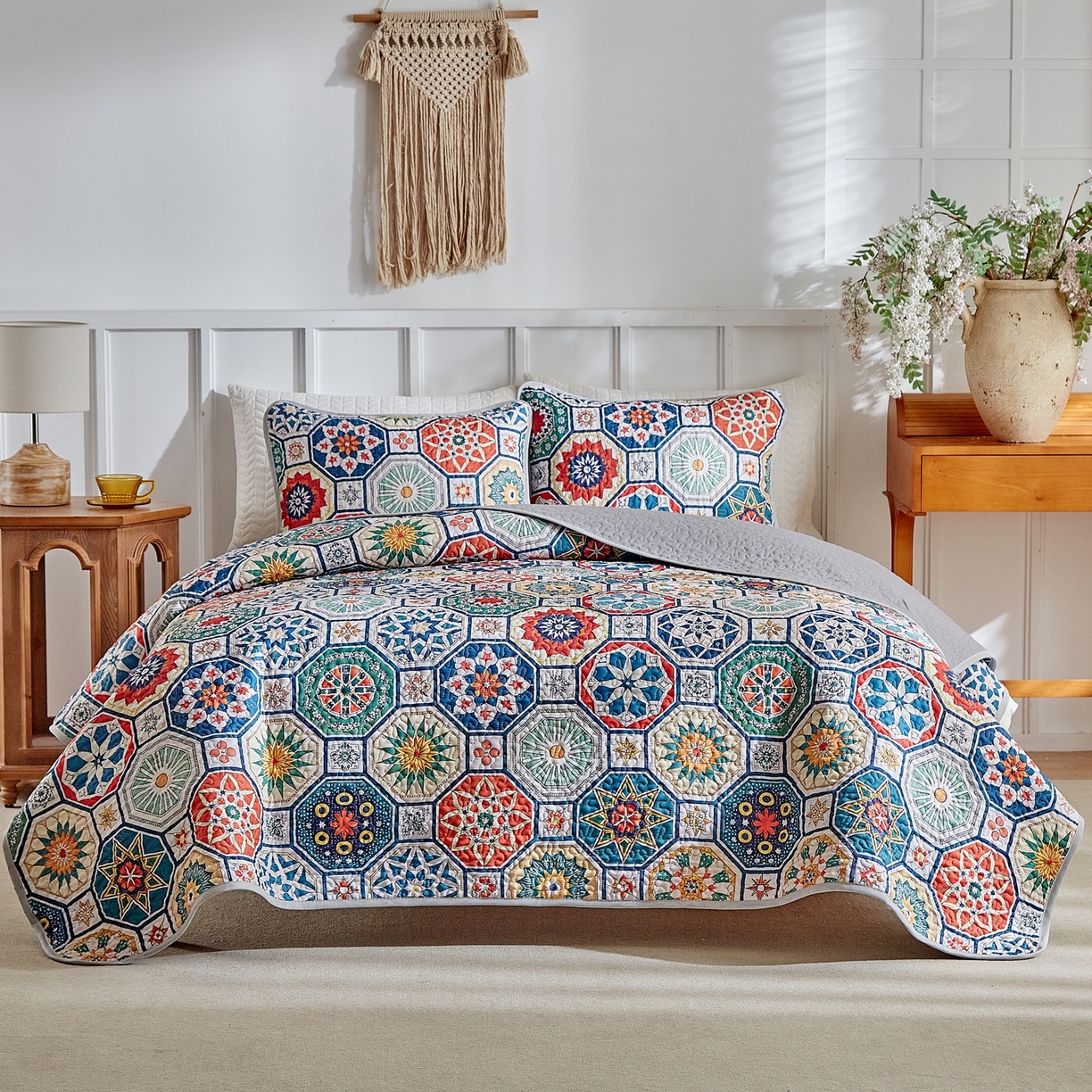 91家纺网 家纺一手货源 找家纺 （总）温宁家纺 2026新款印花床盖