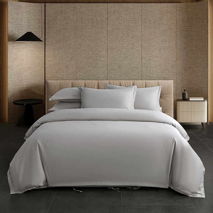 91家纺网 家纺一手货源 找家纺 （总）罗菲尼酒店用品 2025新款高仿棉150克磨毛加厚酒店专用纯白四件套