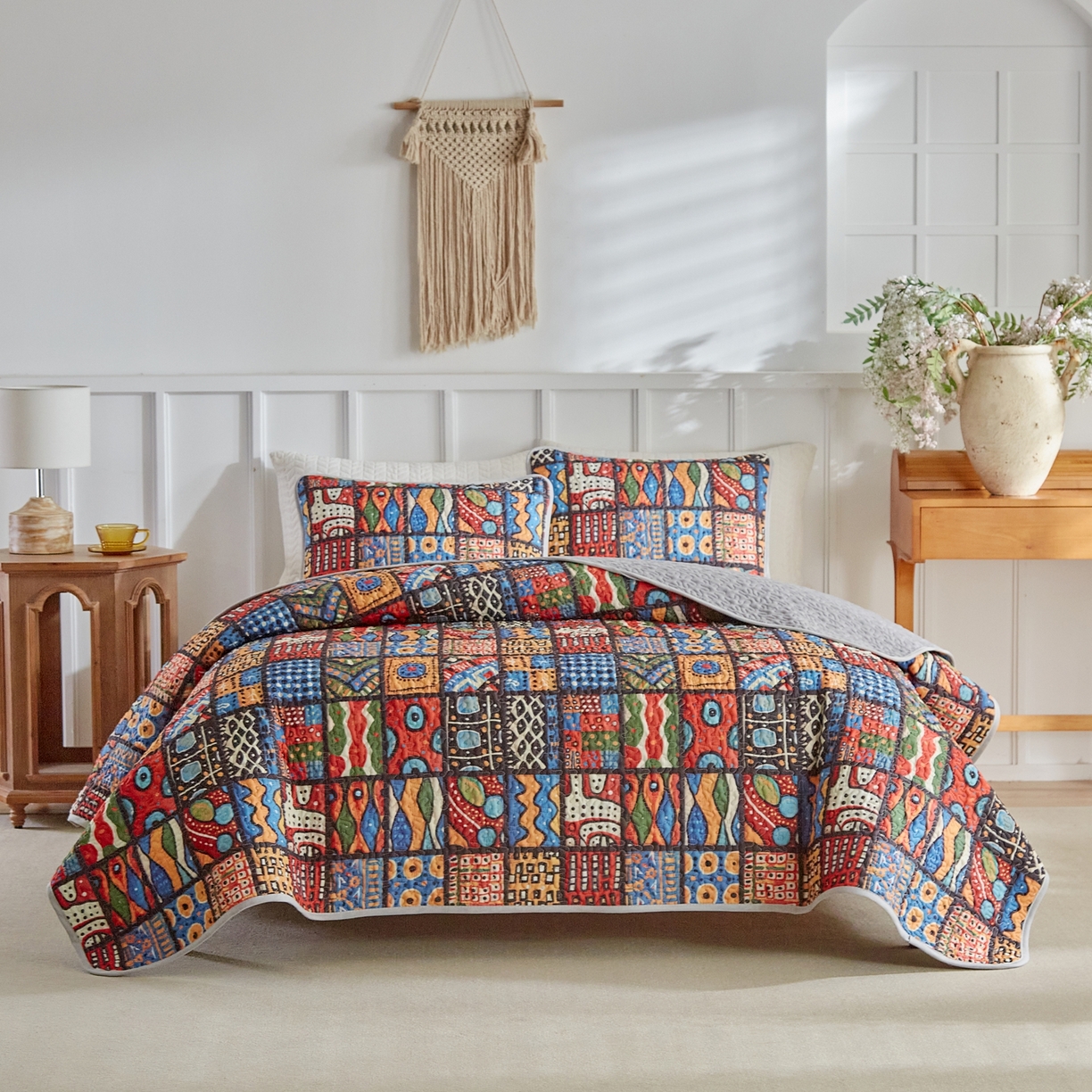 温宁家纺 2026新款印花床盖 0064