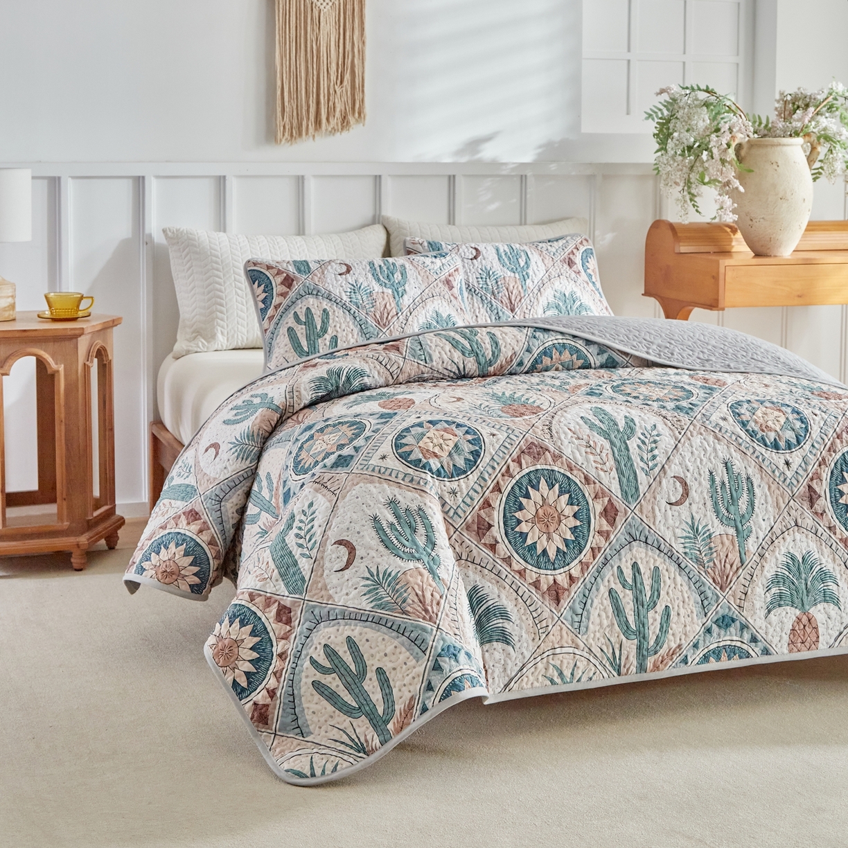 91家纺网 家纺一手货源 找家纺 温宁家纺 2026新款印花床盖跨境，外贸，亚马逊，shein，temu 0078