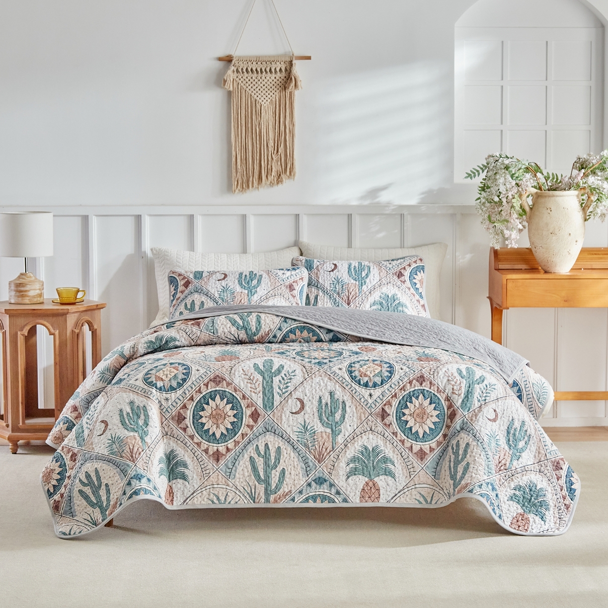 温宁家纺 2026新款印花床盖跨境，外贸，亚马逊，shein，temu 0078