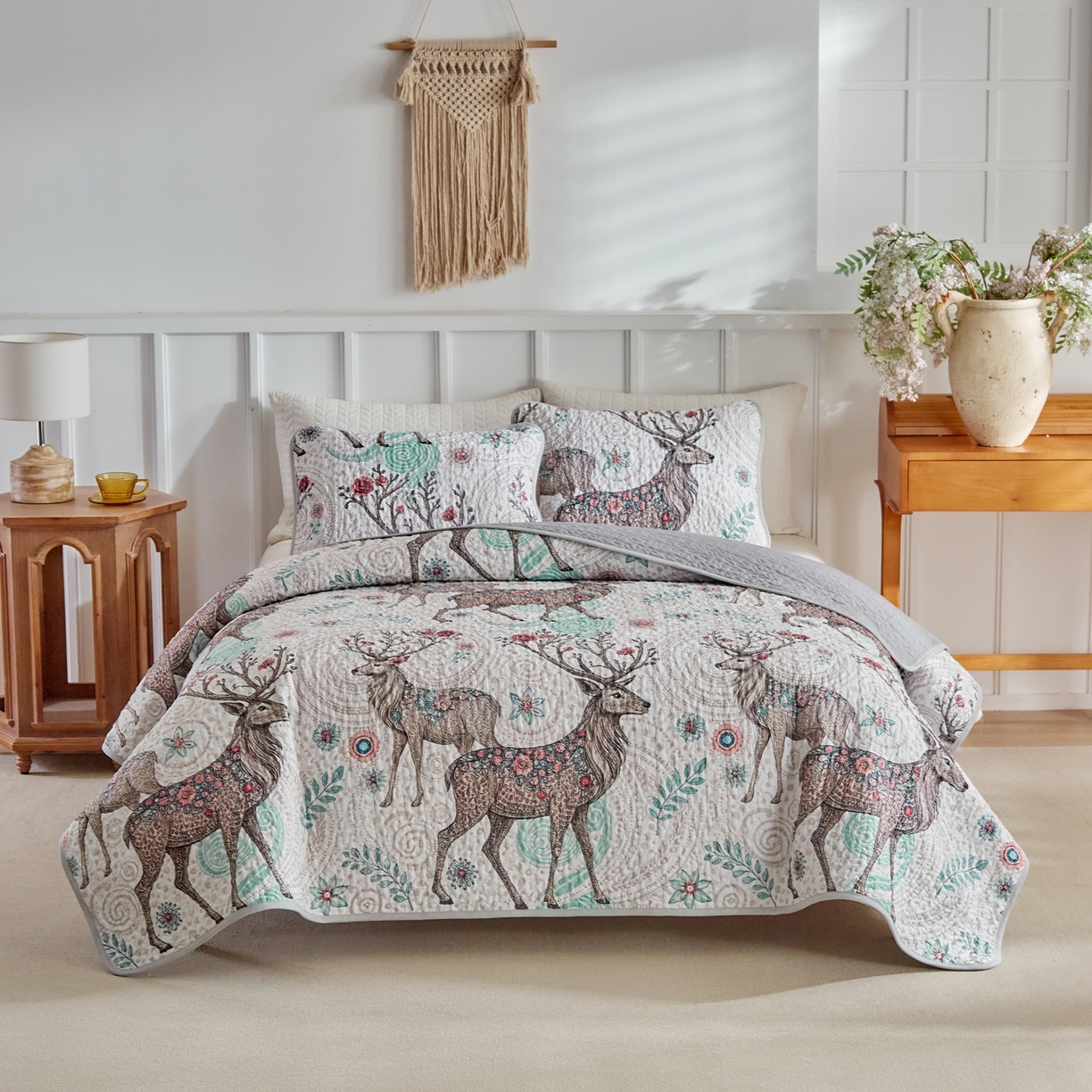 温宁家纺 2026新款印花床盖 0081