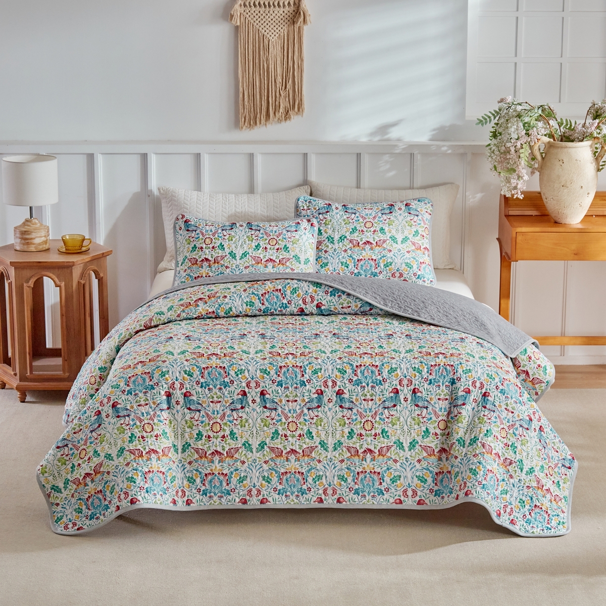 温宁家纺 2026新款印花床盖 0083