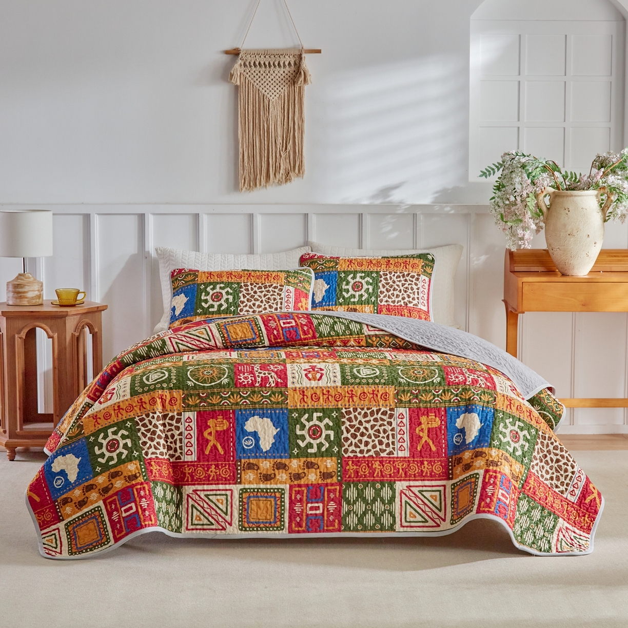 温宁家纺 2026新款印花床盖 0085