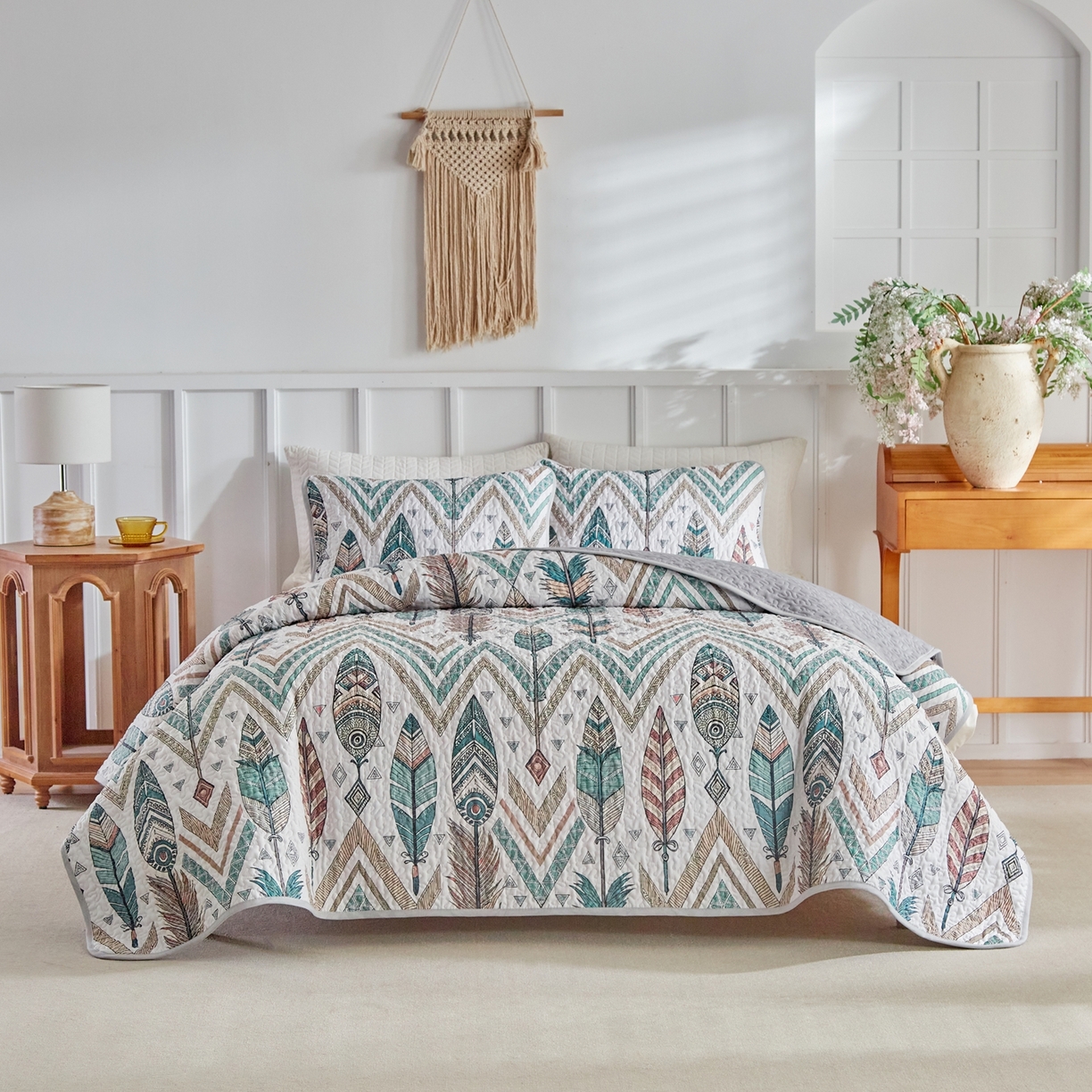 温宁家纺 2026新款印花床盖 0086