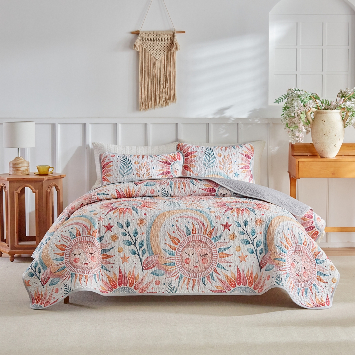 温宁家纺 2026新款印花床盖 0087