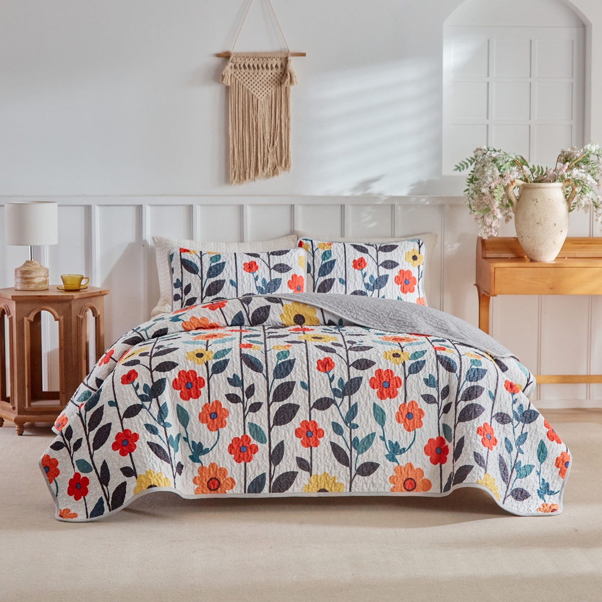 温宁家纺 2026新款印花床盖 0088