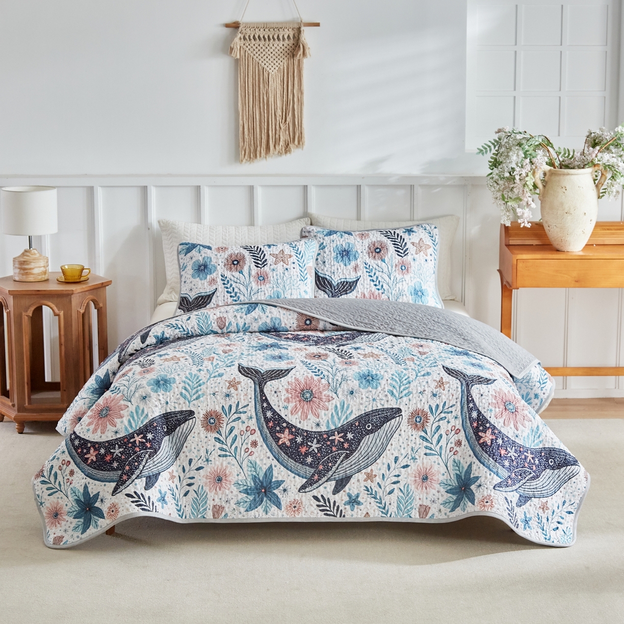 温宁家纺 2026新款印花床盖 0091