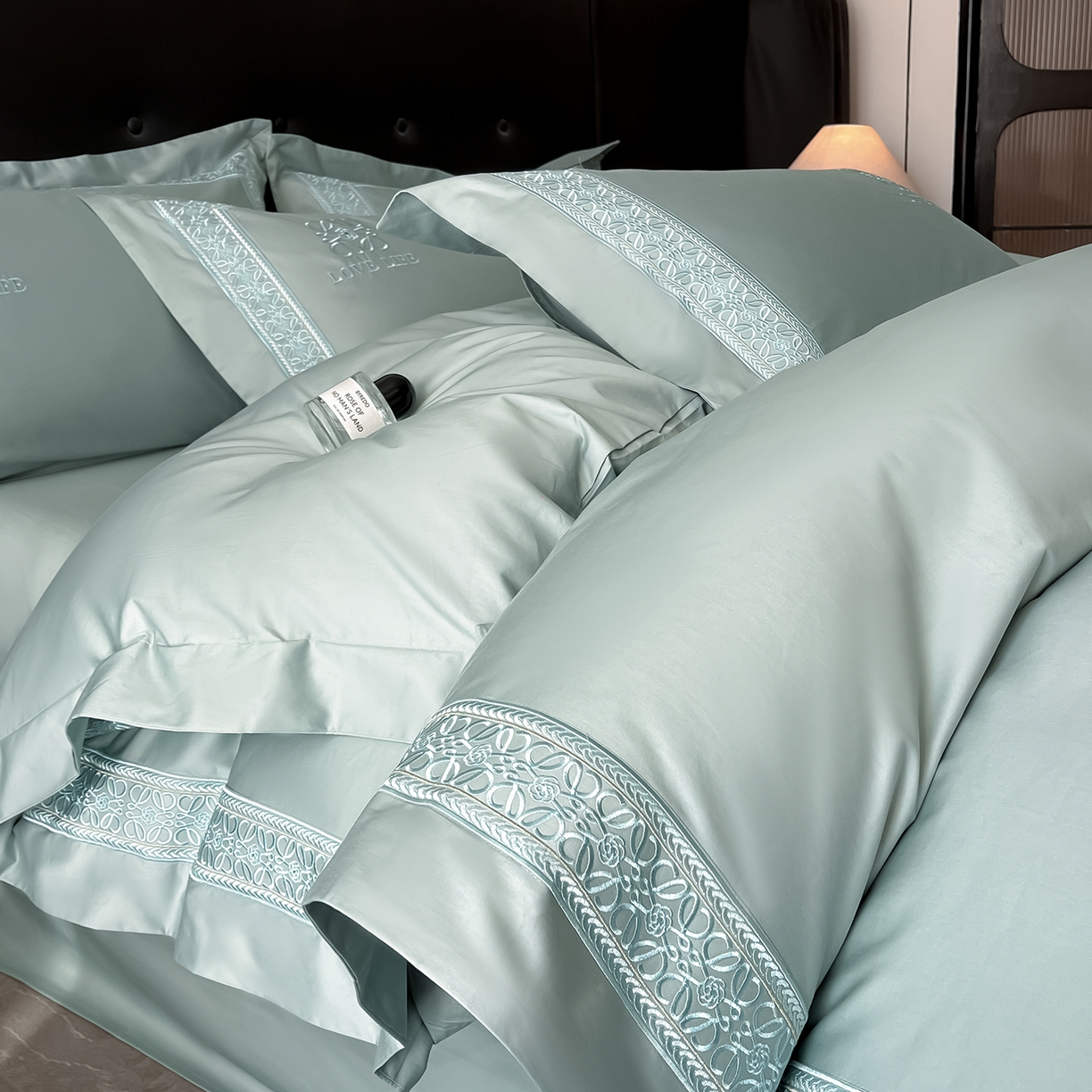 91家纺网 家纺一手货源 找家纺 （总）置顶家纺 2025新款刺绣亲肤磨毛四件套-兰迪系列