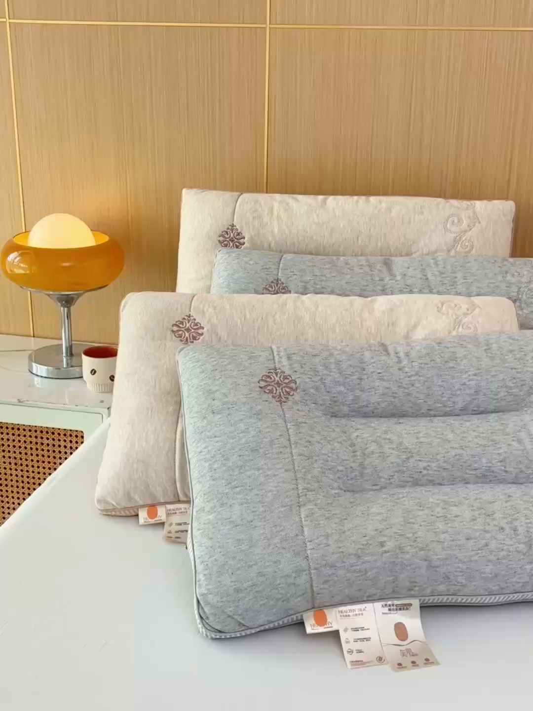 91家纺网 家纺一手货源 找家纺 （总）仁宇枕业 2025新款新品抗氧化柔润美肌桑蚕丝枕头枕芯