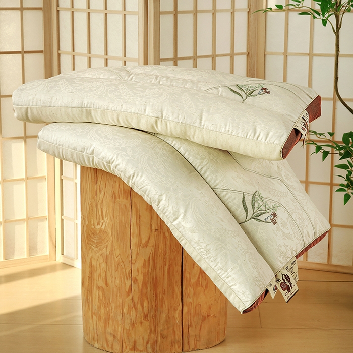 91家纺网 家纺一手货源 找家纺 （总）仁宇枕业 2025新款新品青麻花分区护颈枕头枕芯