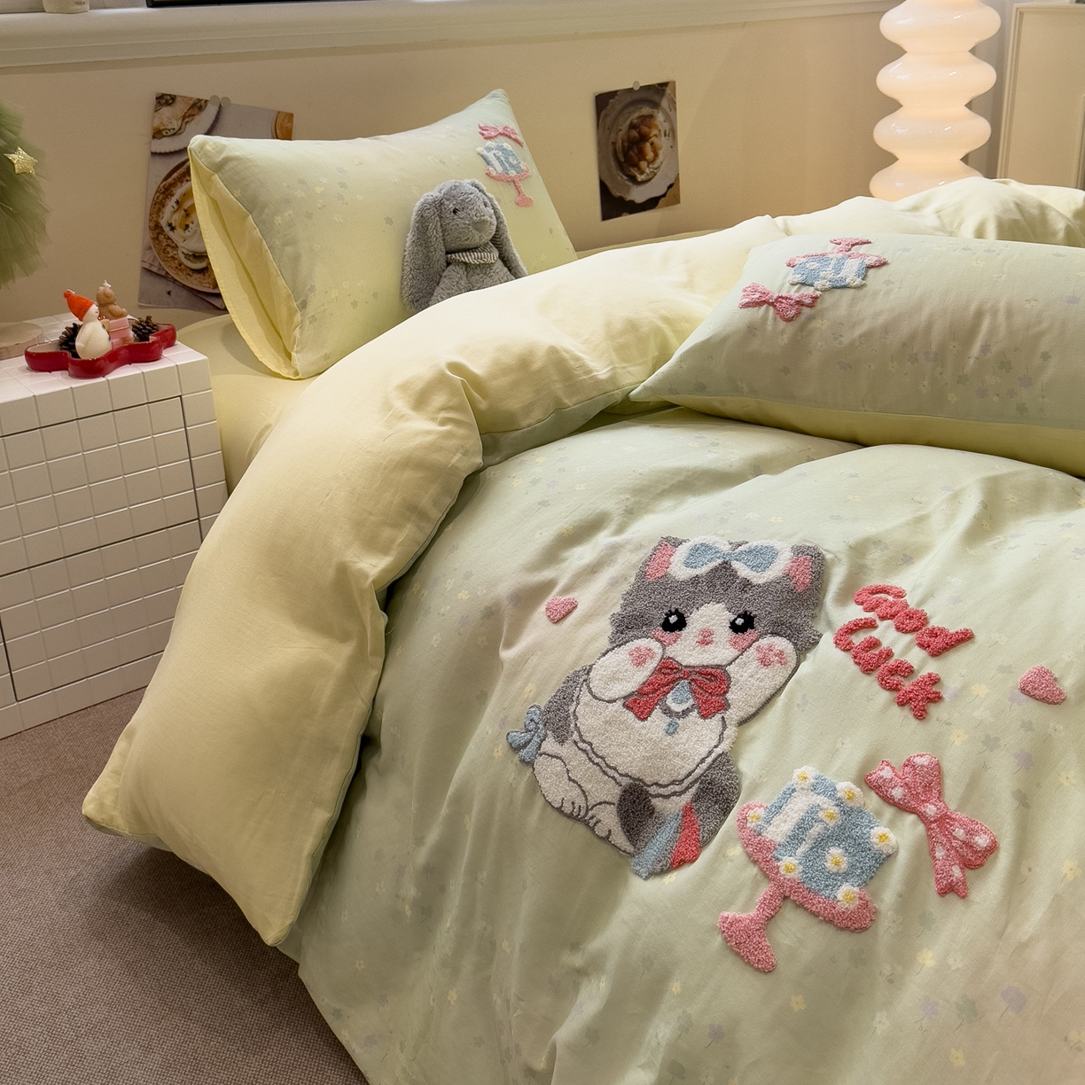 91家纺网 家纺一手货源 找家纺 （总）雅居纺 2022新款全棉水洗棉单枕套