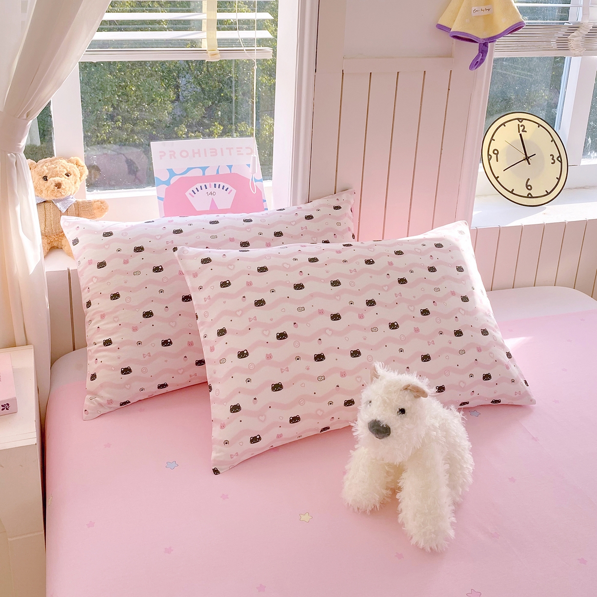 91家纺网 家纺一手货源 找家纺 （总）小懒猪 2026新款全棉印花卡通系列四件套