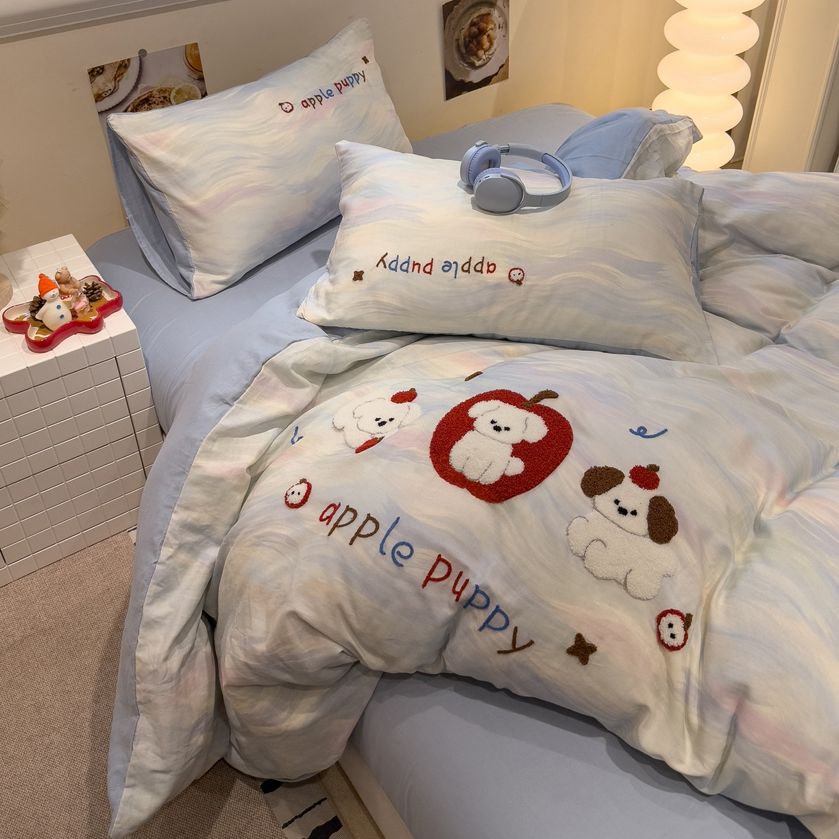 91家纺网 家纺一手货源 找家纺 （总）雅居纺家纺 2026新款全棉双层纱毛巾绣四件套