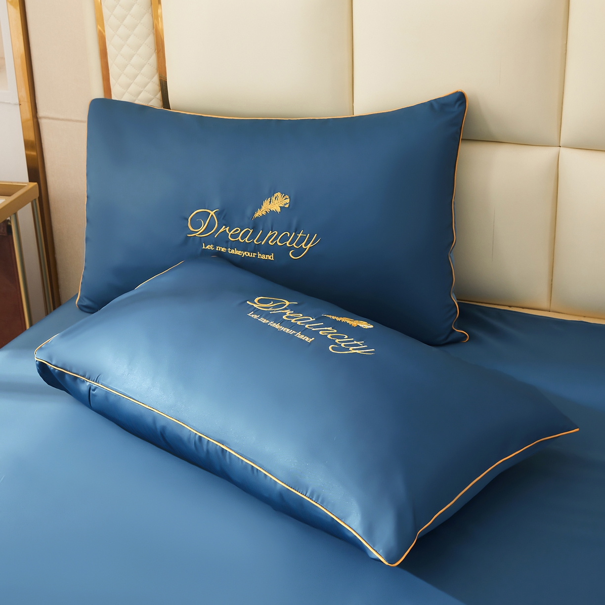 91家纺网 家纺一手货源 找家纺 （总）好尚居 2026新款水洗真丝刺绣夏被被子被芯四件套