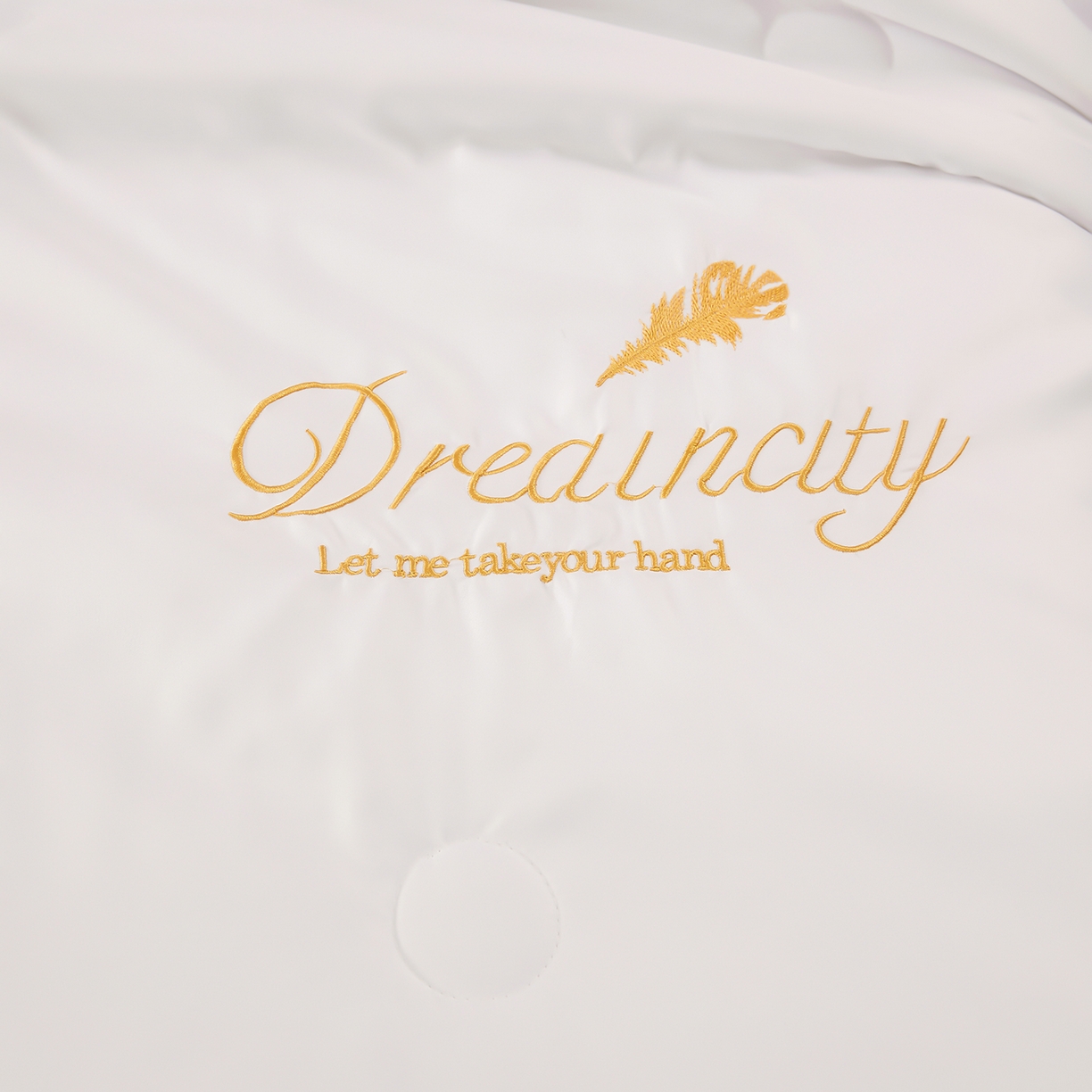 91家纺网 家纺一手货源 找家纺 好尚居 2026新款水洗真丝刺绣夏被被子被芯四件套 象牙白