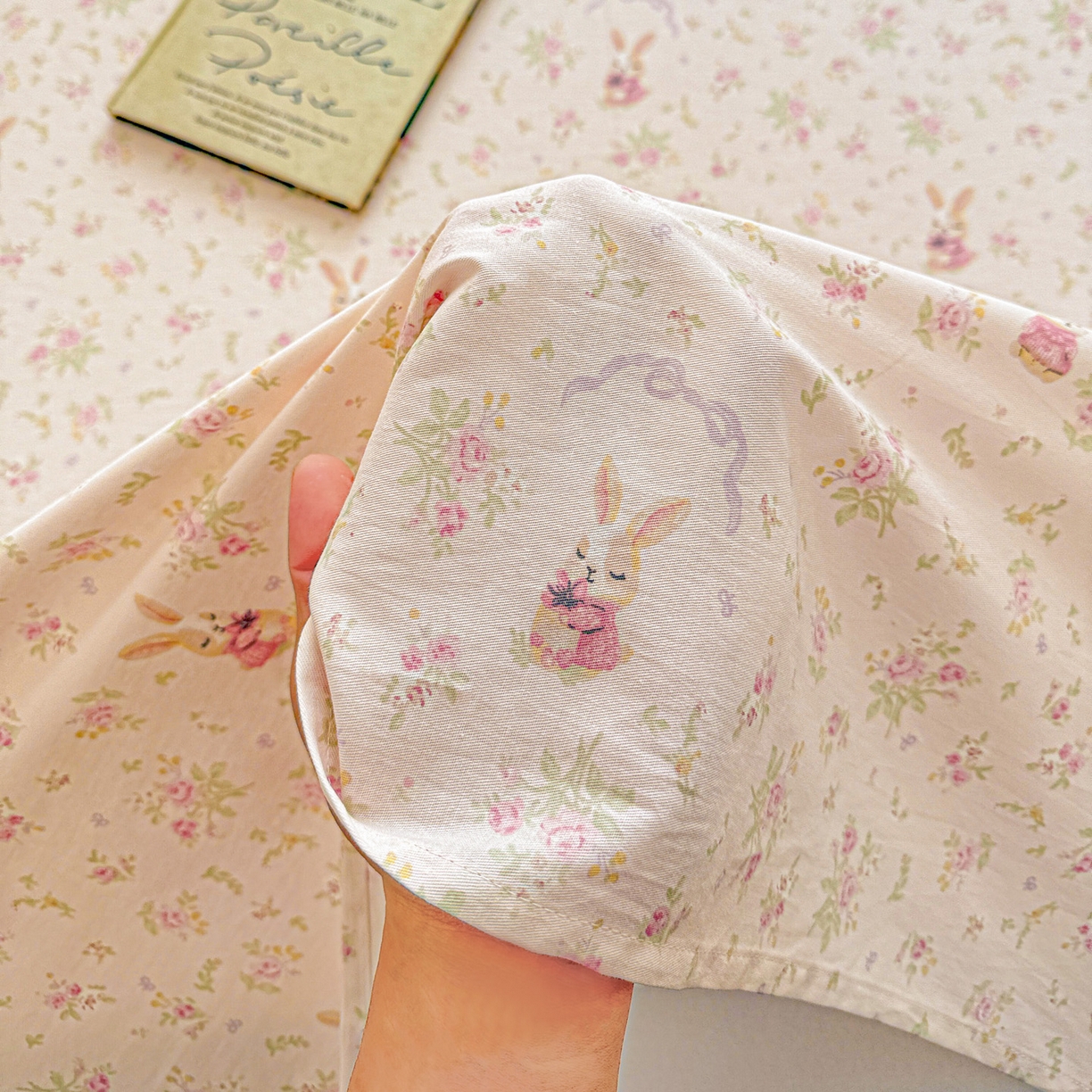 91家纺网 家纺一手货源 找家纺 名品家纺 2026新款100%纯棉床单系列 布拉格兔兔