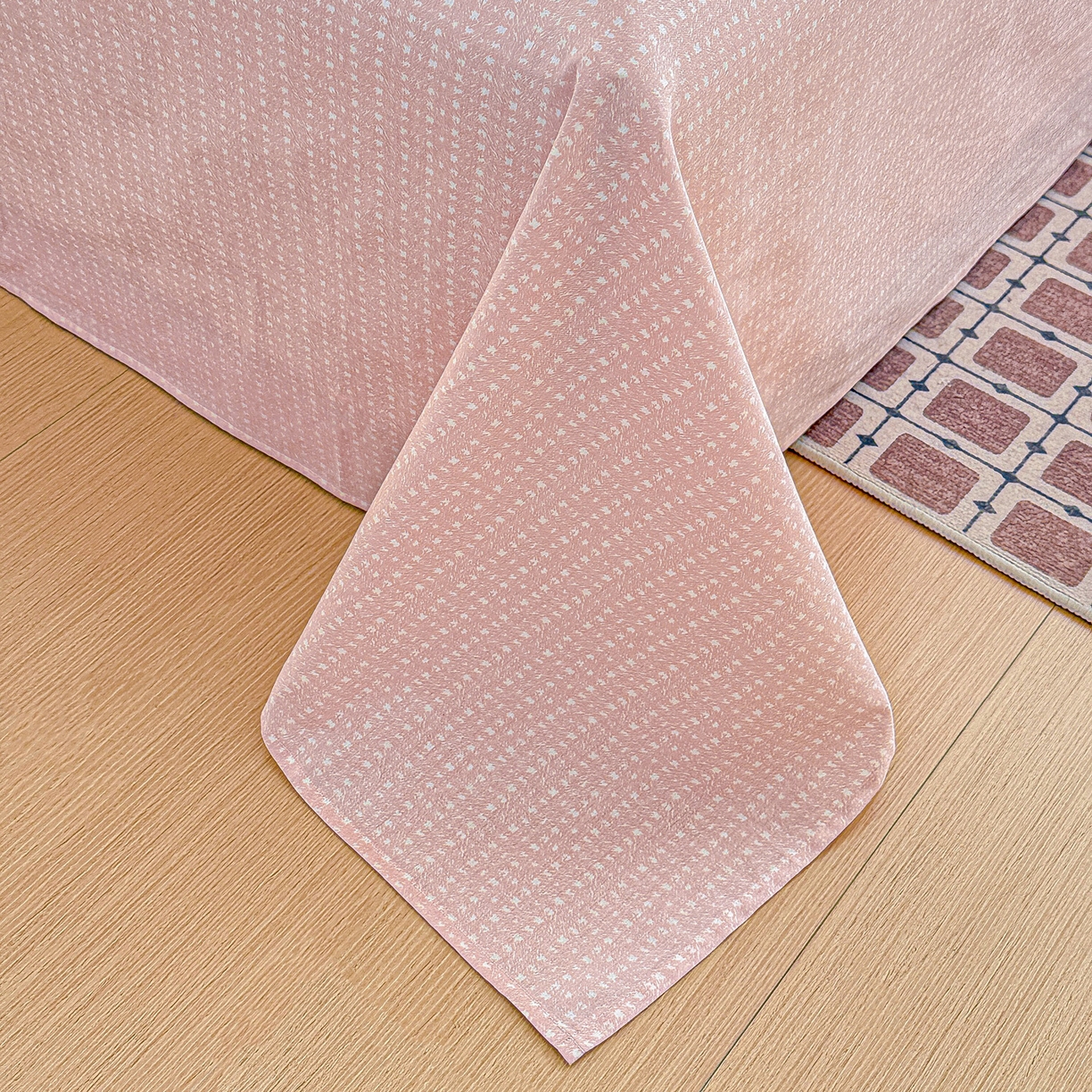 91家纺网 家纺一手货源 找家纺 名品家纺 2026新款100%纯棉床单系列 粉色物语