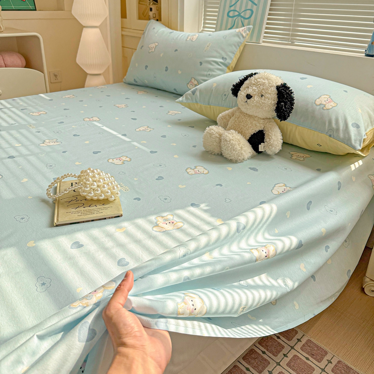 91家纺网 家纺一手货源 找家纺 名品家纺 2026新款100%纯棉床单系列 哈基米