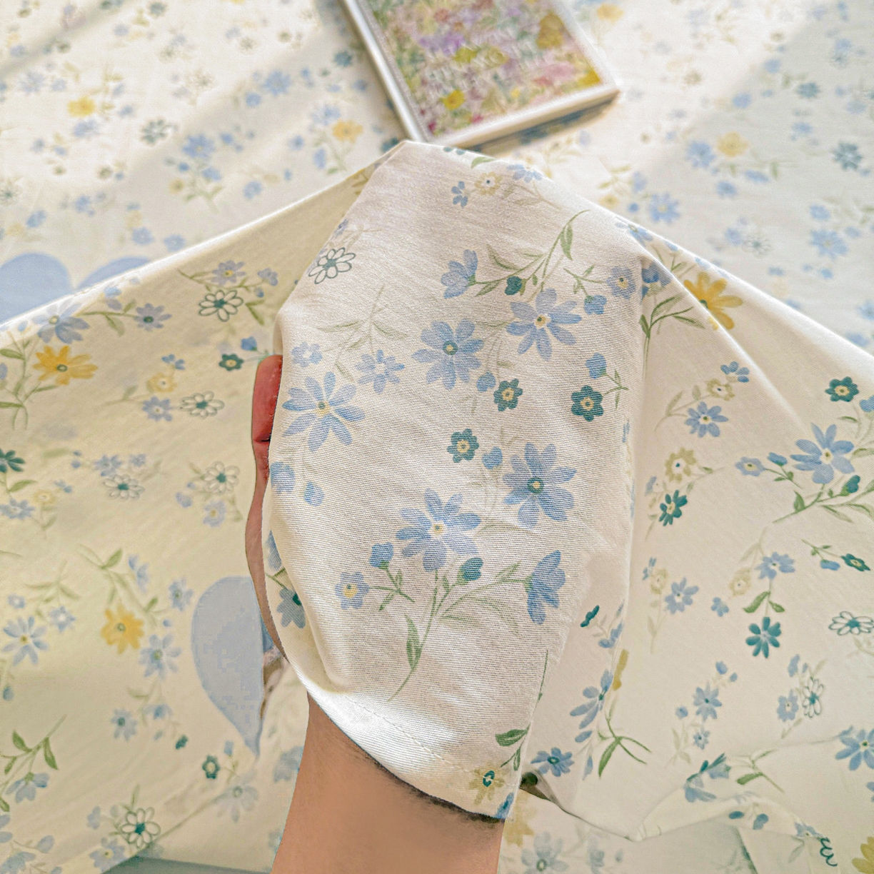 91家纺网 家纺一手货源 找家纺 名品家纺 2026新款100%纯棉床单系列 奶芙熊