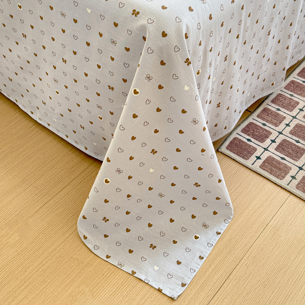 91家纺网 家纺一手货源 找家纺 名品家纺 2026新款100%纯棉床单系列 数字心情