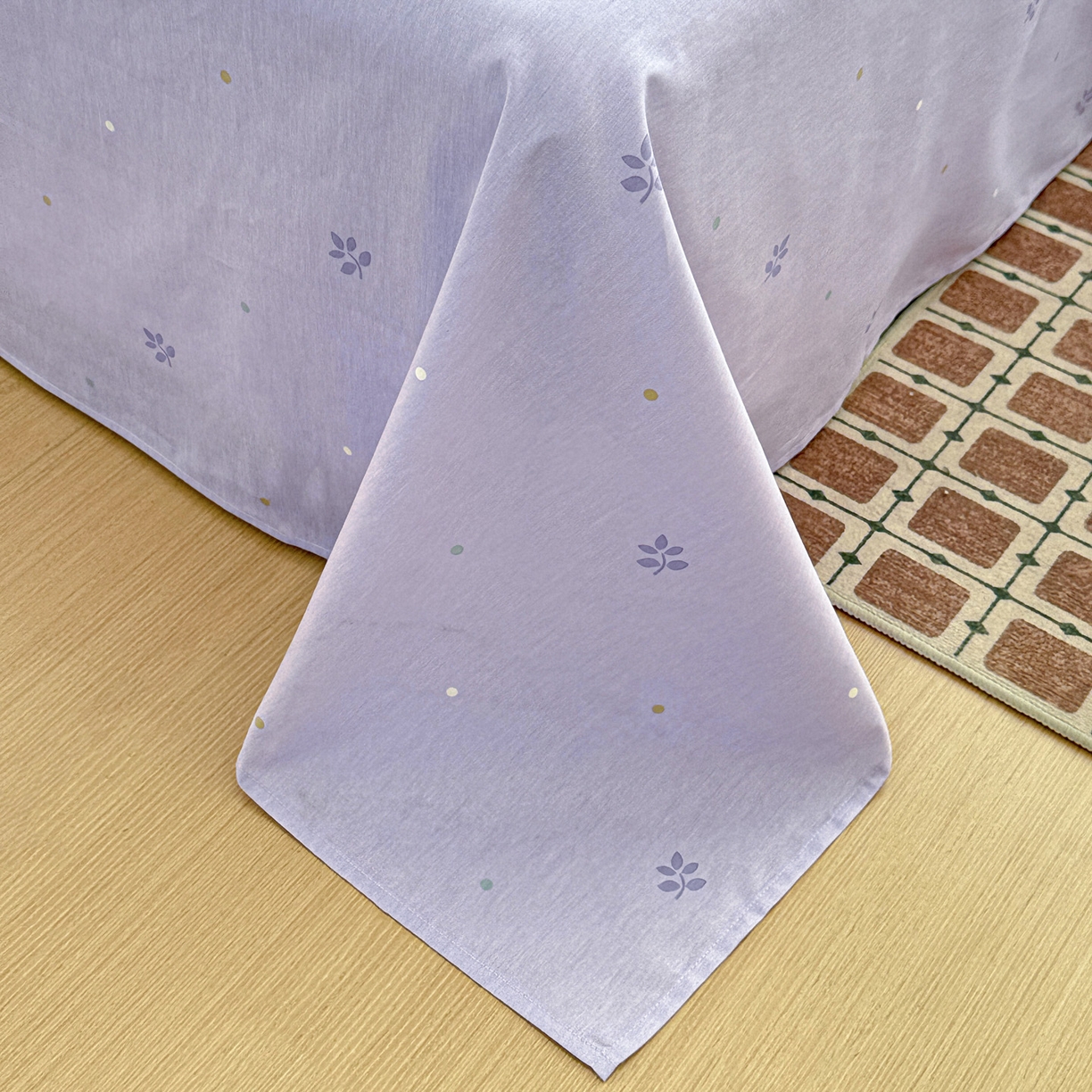 91家纺网 家纺一手货源 找家纺 名品家纺 2026新款100%纯棉床单系列 芜晴花