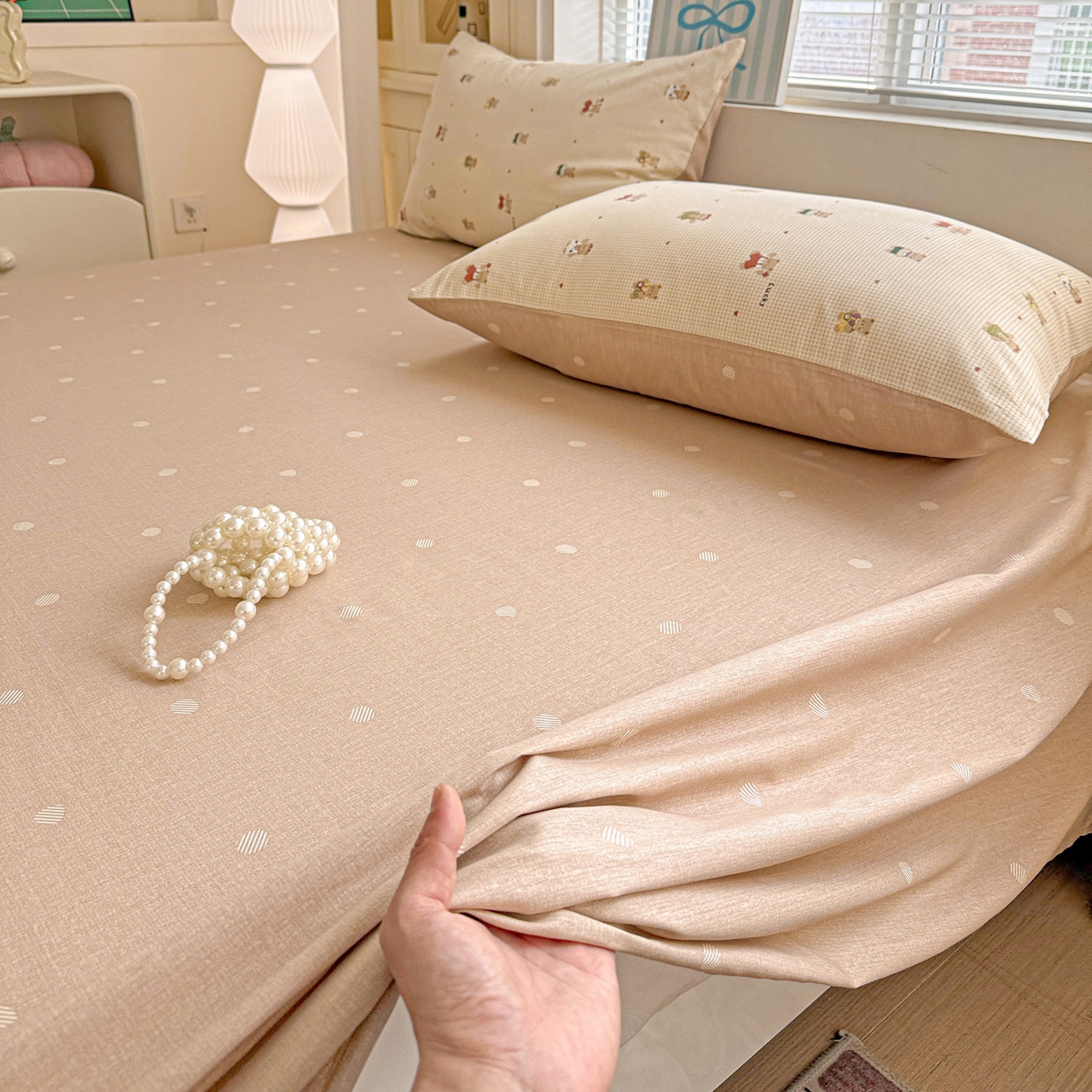 91家纺网 家纺一手货源 找家纺 名品家纺 2026新款100%纯棉床单系列 爪爪家族