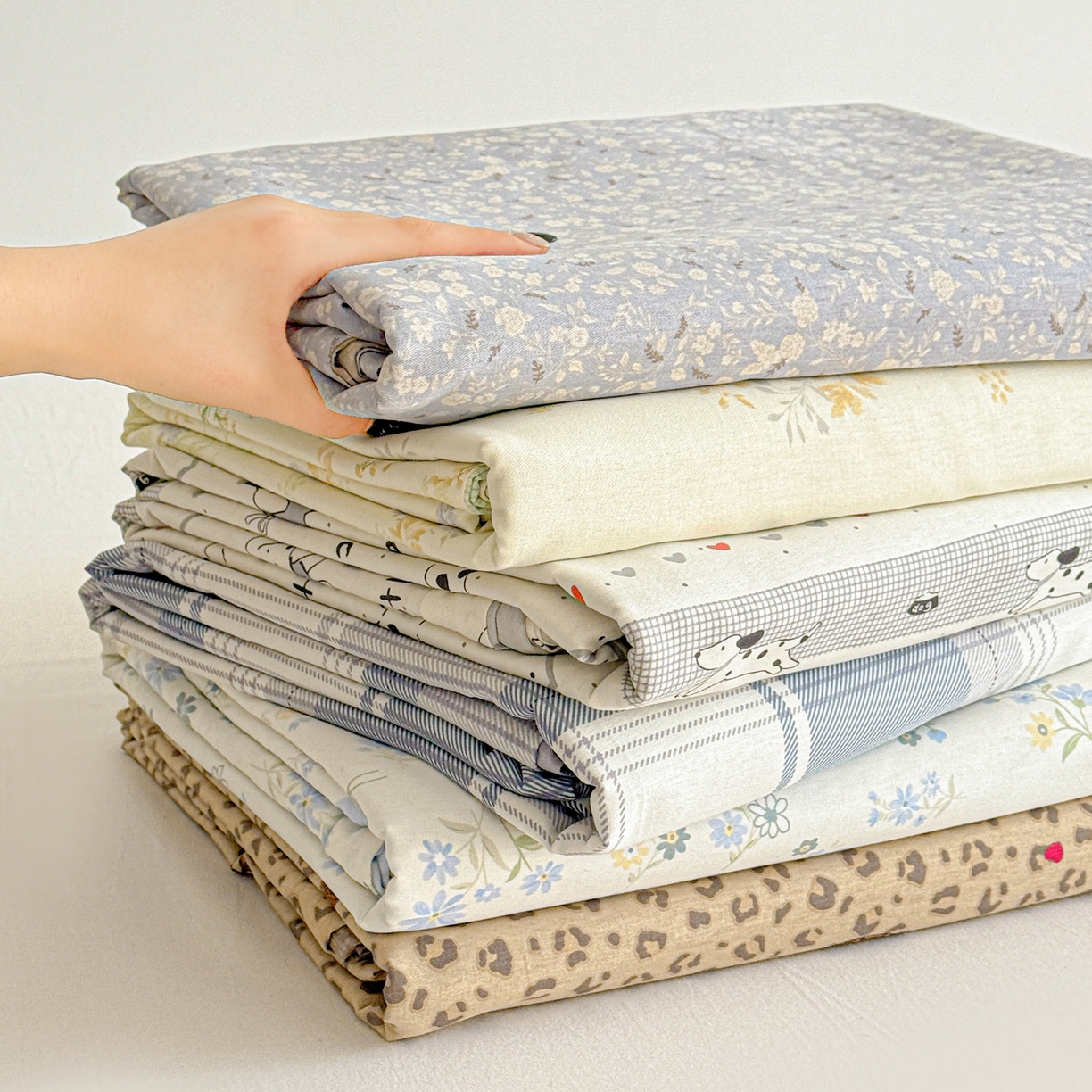 91家纺网 家纺一手货源 找家纺 名品家纺 2026新款100%纯棉床单系列 组合图