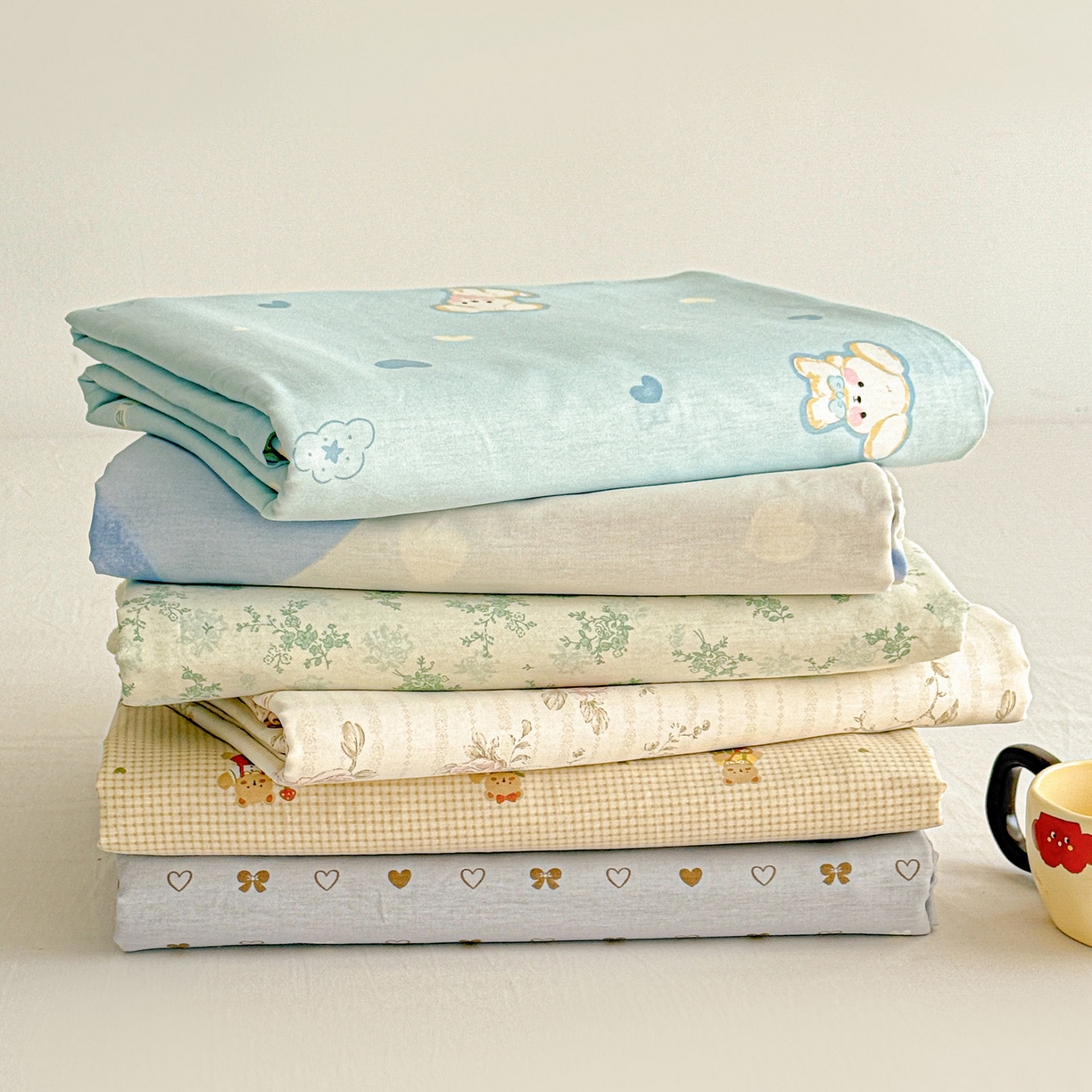 91家纺网 家纺一手货源 找家纺 名品家纺 2026新款100%纯棉床单系列 组合图