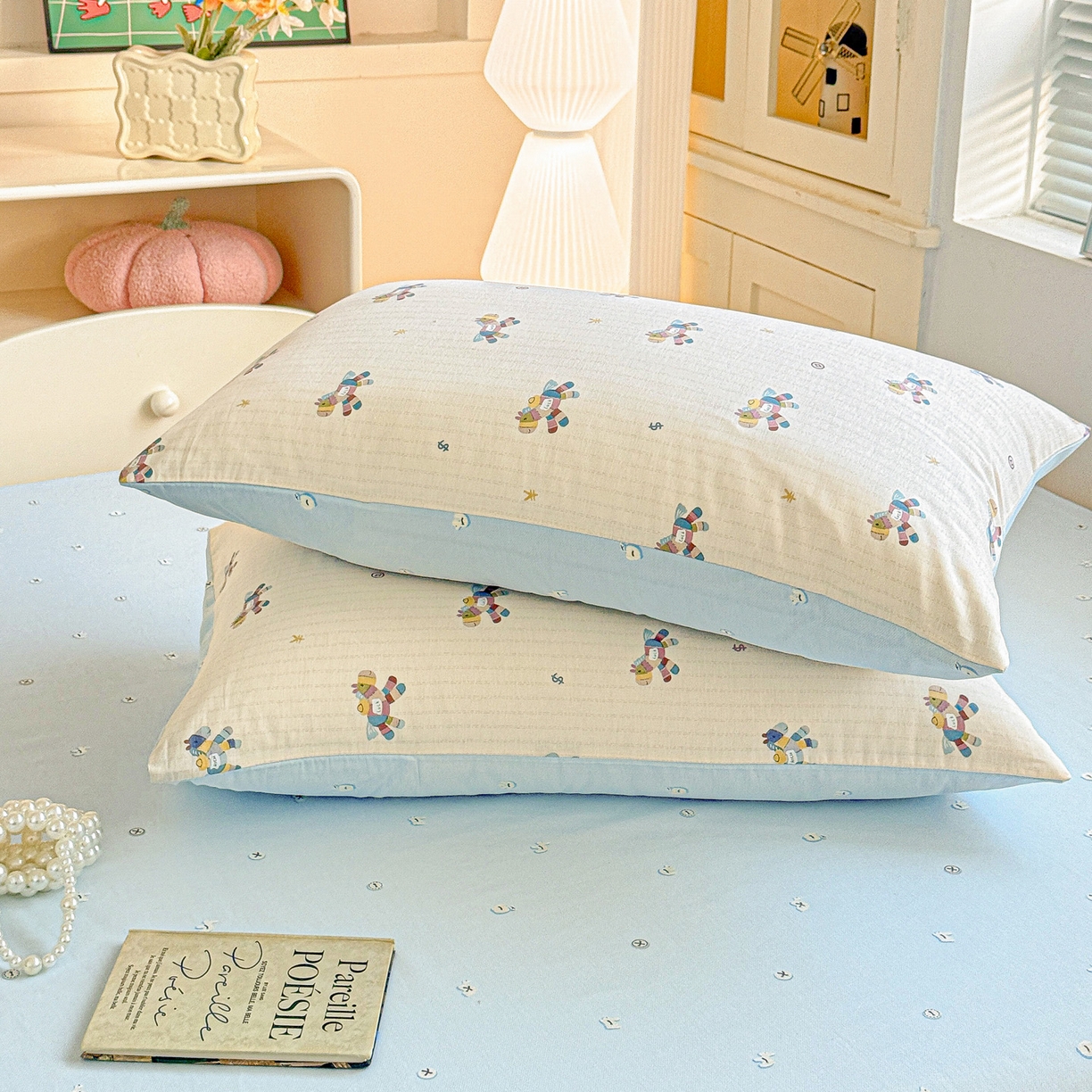 91家纺网 家纺一手货源 找家纺 名品家纺 2026新款100%纯棉枕套系列 马上有钱