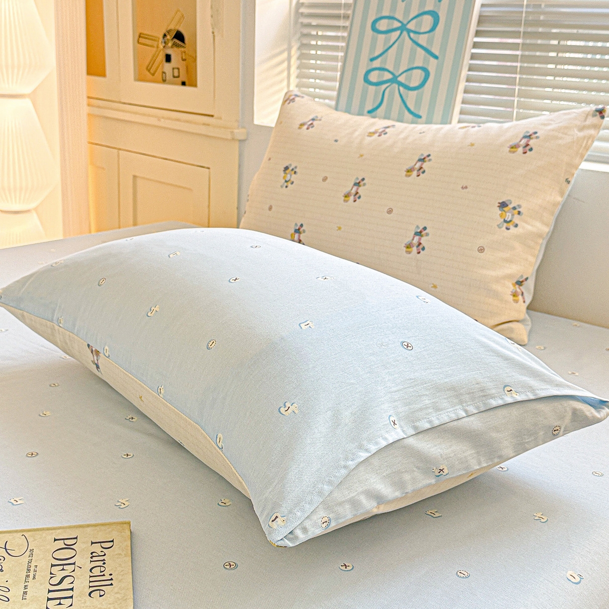 91家纺网 家纺一手货源 找家纺 名品家纺 2026新款100%纯棉枕套系列 马上有钱