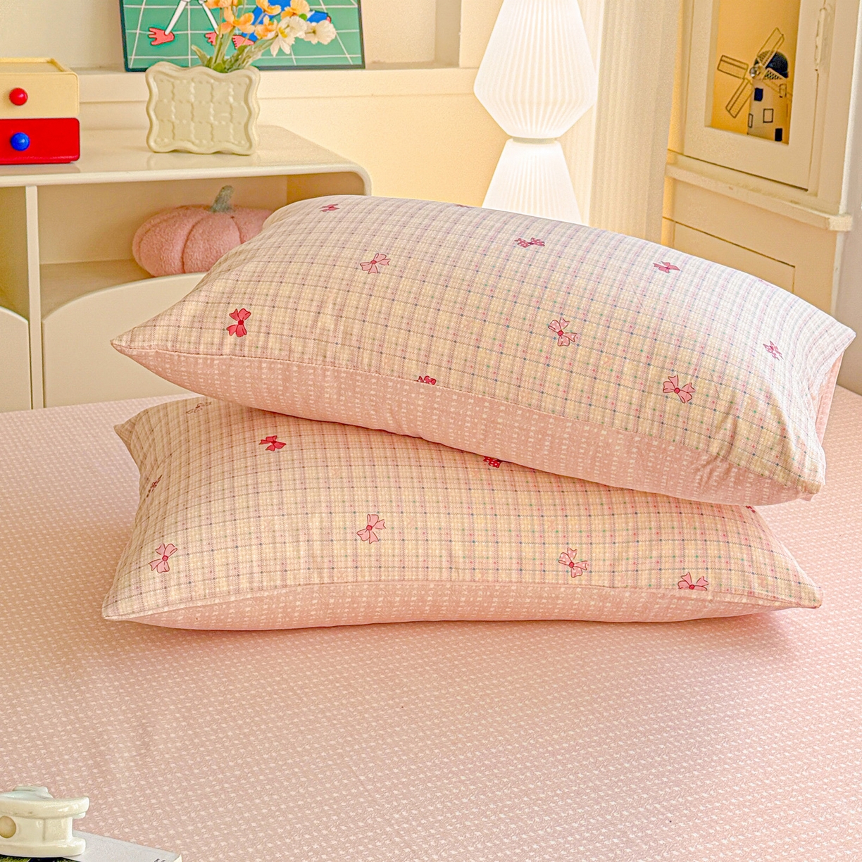 91家纺网 家纺一手货源 找家纺 名品家纺 2026新款100%纯棉枕套系列 梦境手账