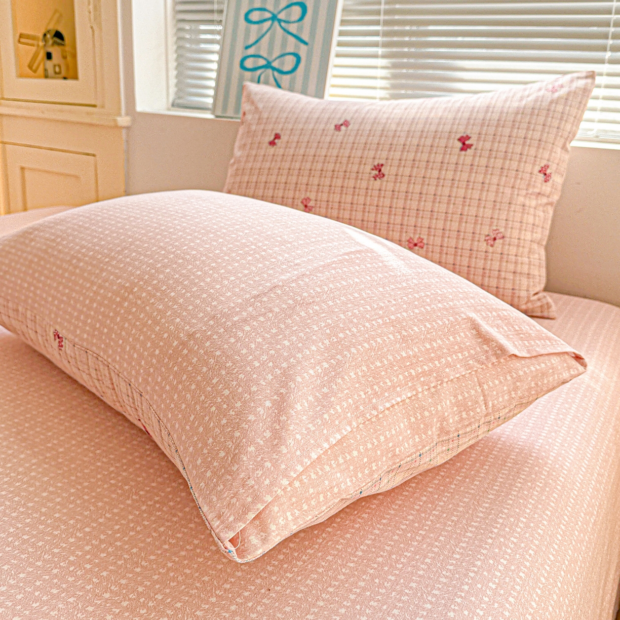 91家纺网 家纺一手货源 找家纺 名品家纺 2026新款100%纯棉枕套系列 梦境手账