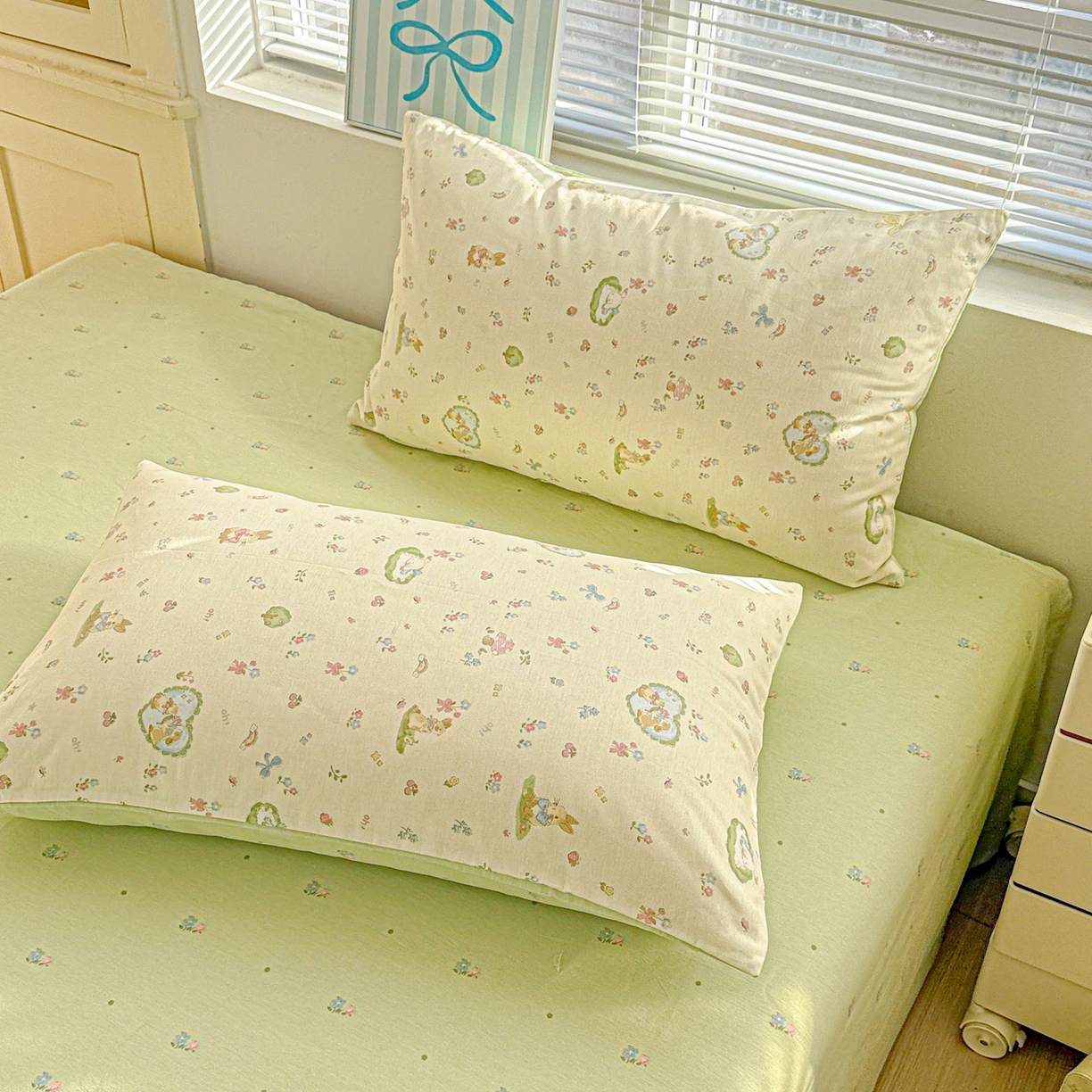 91家纺网 家纺一手货源 找家纺 名品家纺 2026新款100%纯棉枕套系列 蘑菇电话