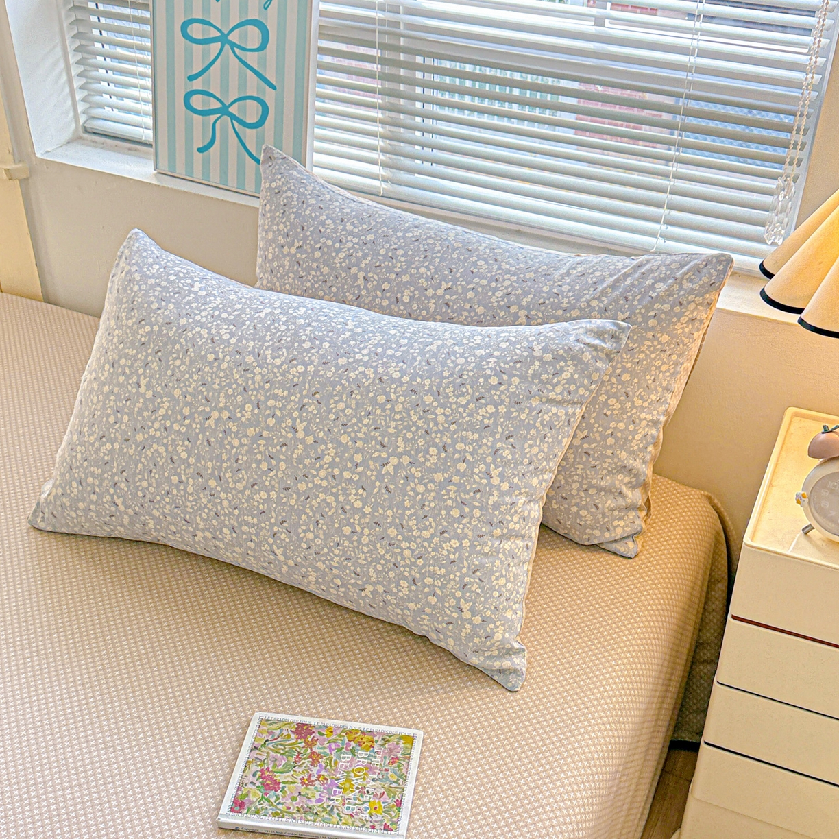 91家纺网 家纺一手货源 找家纺 名品家纺 2026新款100%纯棉枕套系列 陌上海棠