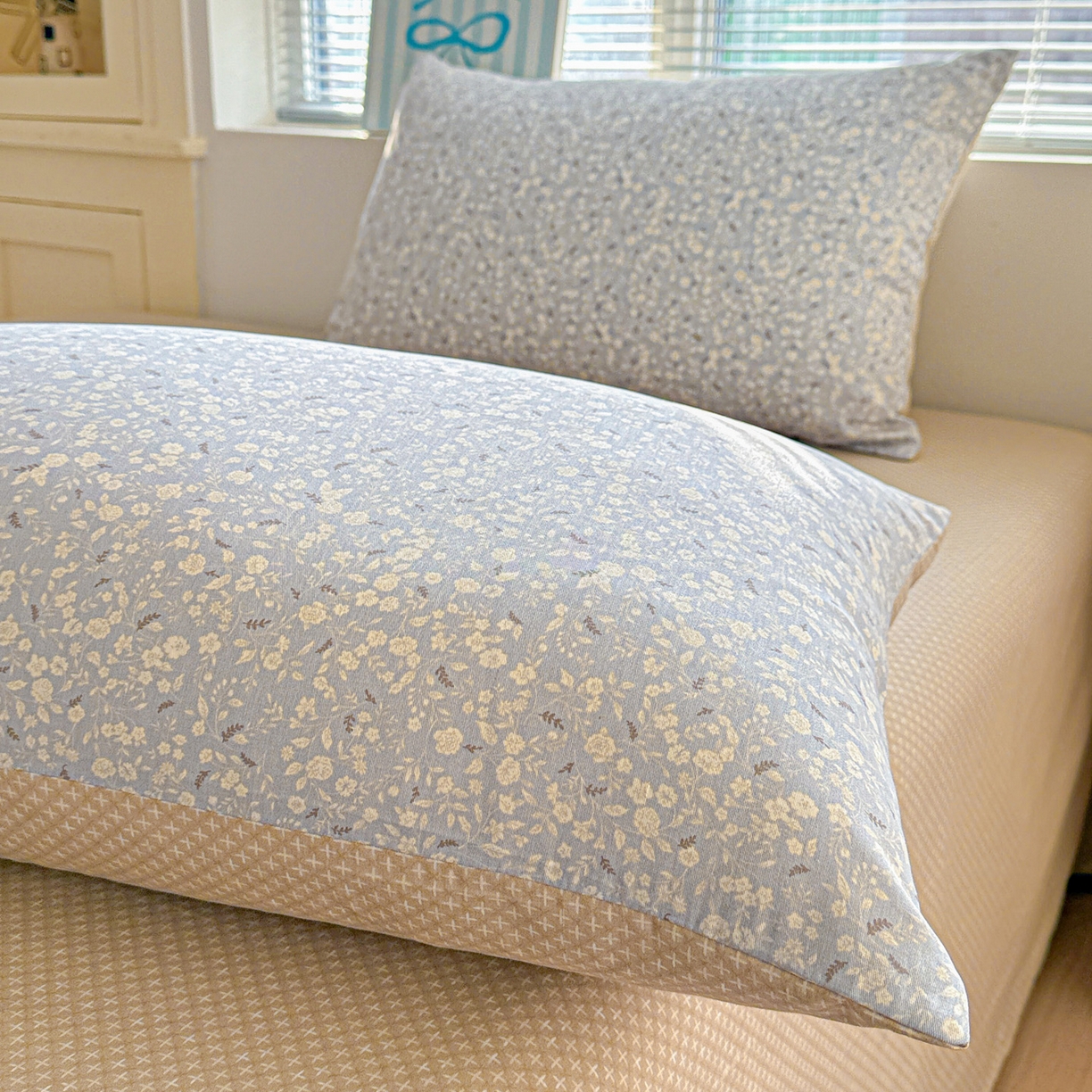 91家纺网 家纺一手货源 找家纺 名品家纺 2026新款100%纯棉枕套系列 陌上海棠