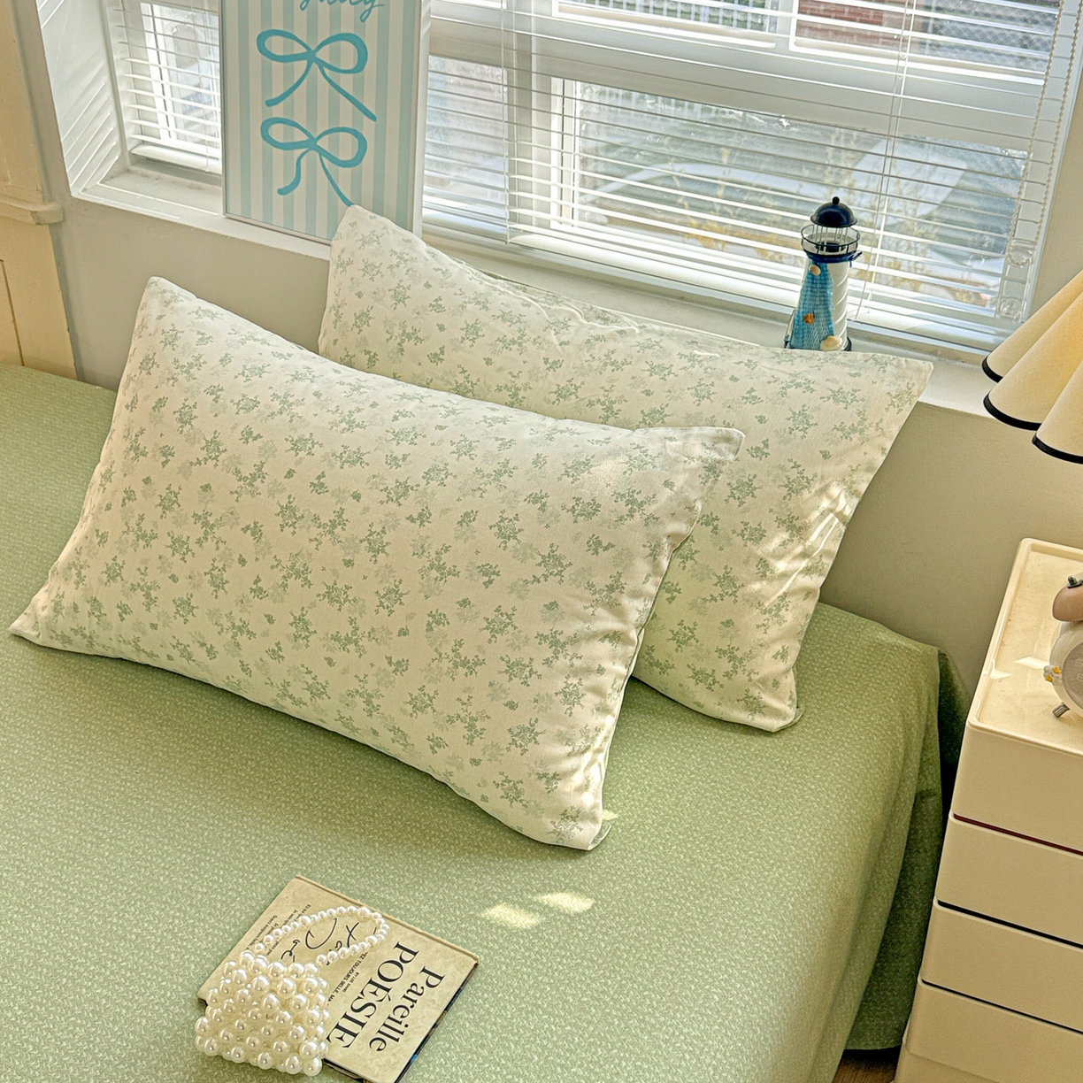 91家纺网 家纺一手货源 找家纺 名品家纺 2026新款100%纯棉枕套系列 清清文絮