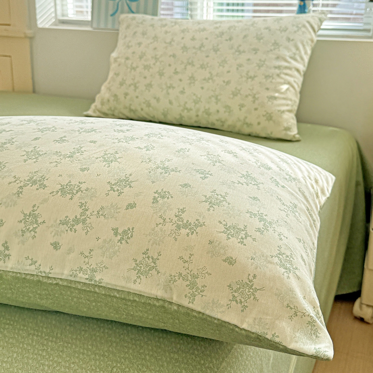 91家纺网 家纺一手货源 找家纺 名品家纺 2026新款100%纯棉枕套系列 清清文絮