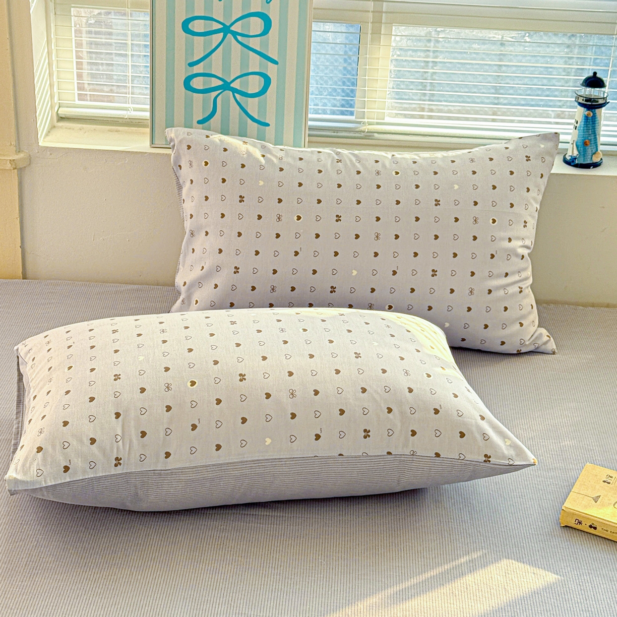 名品家纺 2026新款100%纯棉枕套系列 数字心情